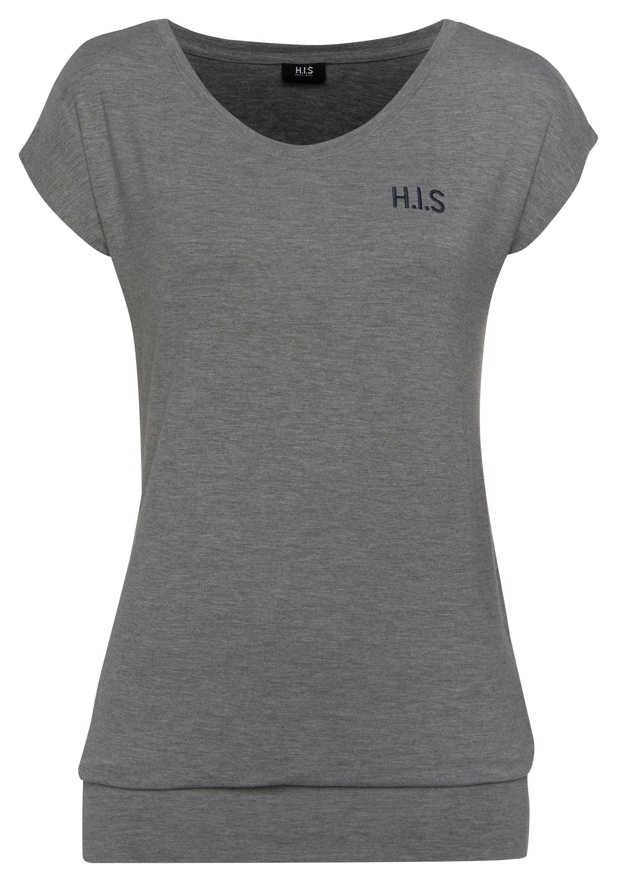 aus Viskose H.I.S T-Shirt (2er-Pack)