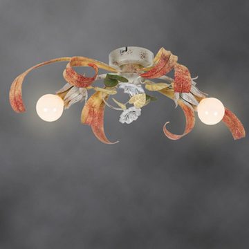 Home4Living LED Deckenleuchte Deckenlampe Florentiner 2xE14 handgefertigt exkl.Leuchtmittel, ohne Leuchtmittel, Dekorativ
