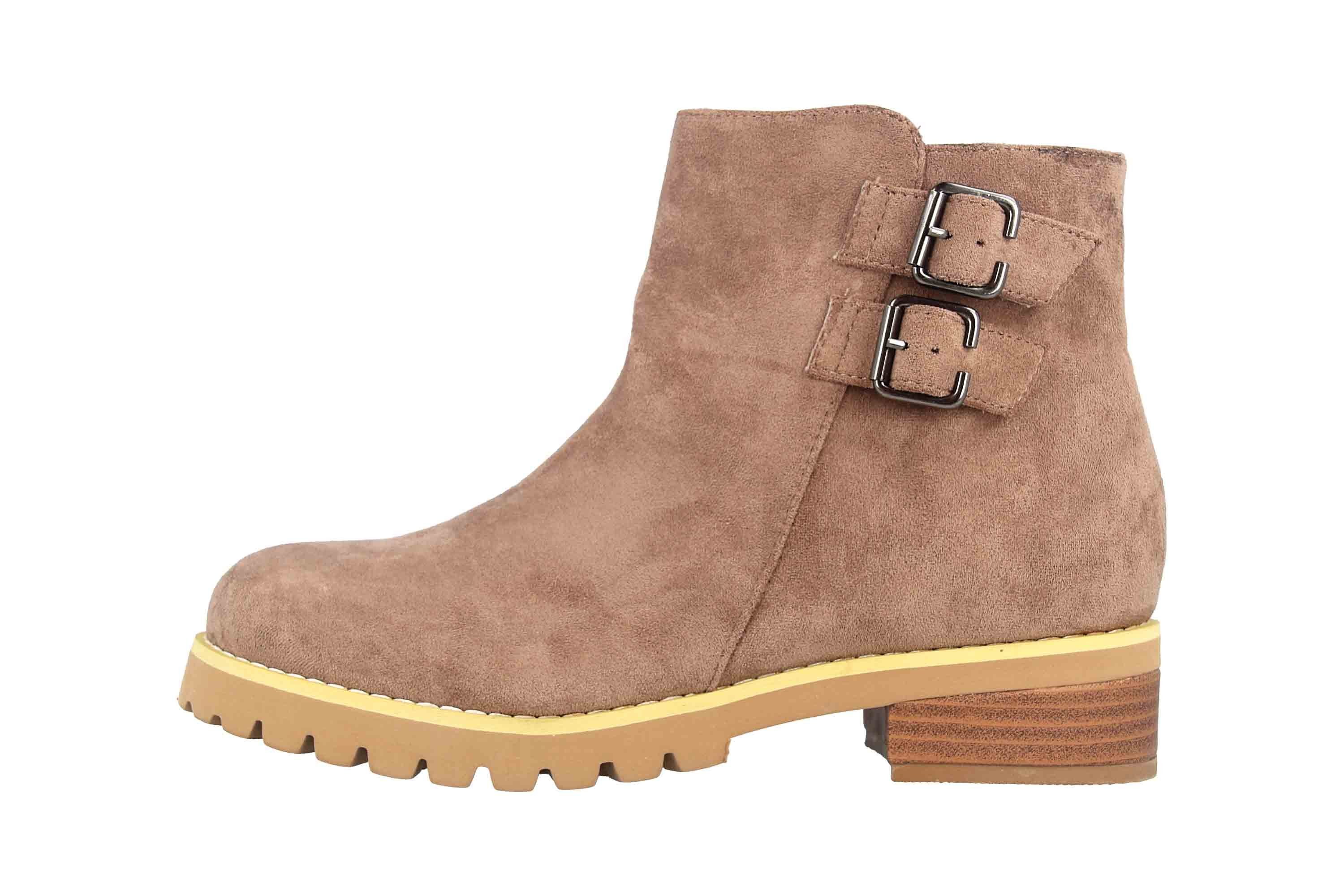 Andres Machado AM4188 Ante Taupe Stiefelette