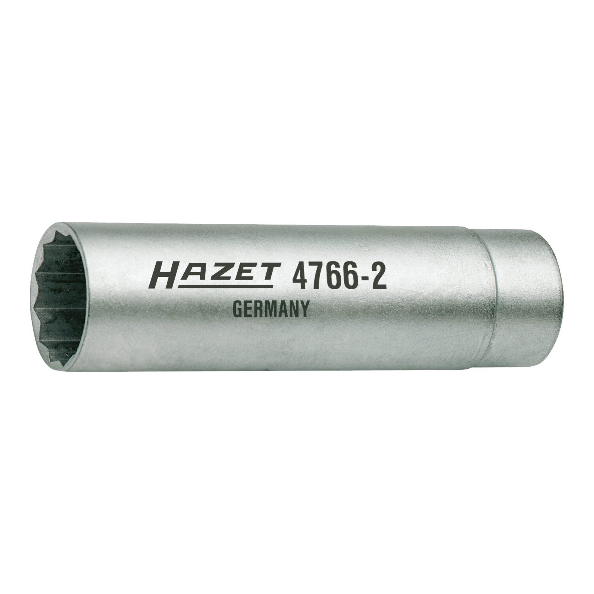 HAZET Kompressor HAZET Zündkerzen-Schlüssel 4766-2 Vierkant hohl 10 mm (3/8 Zoll)