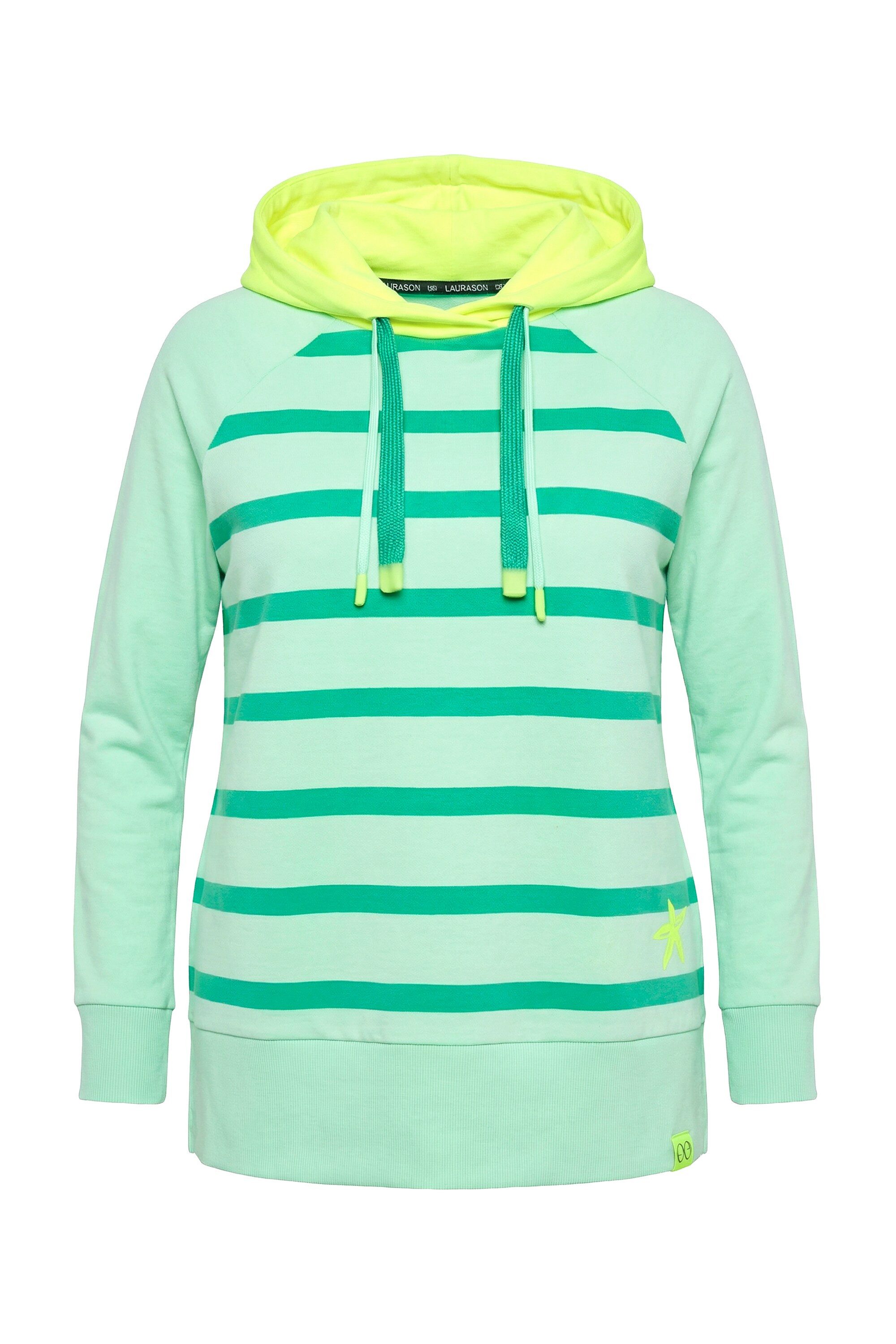 Laurasøn Sweatshirt Ringelsweatshirt Langarm Kragen günstig online kaufen