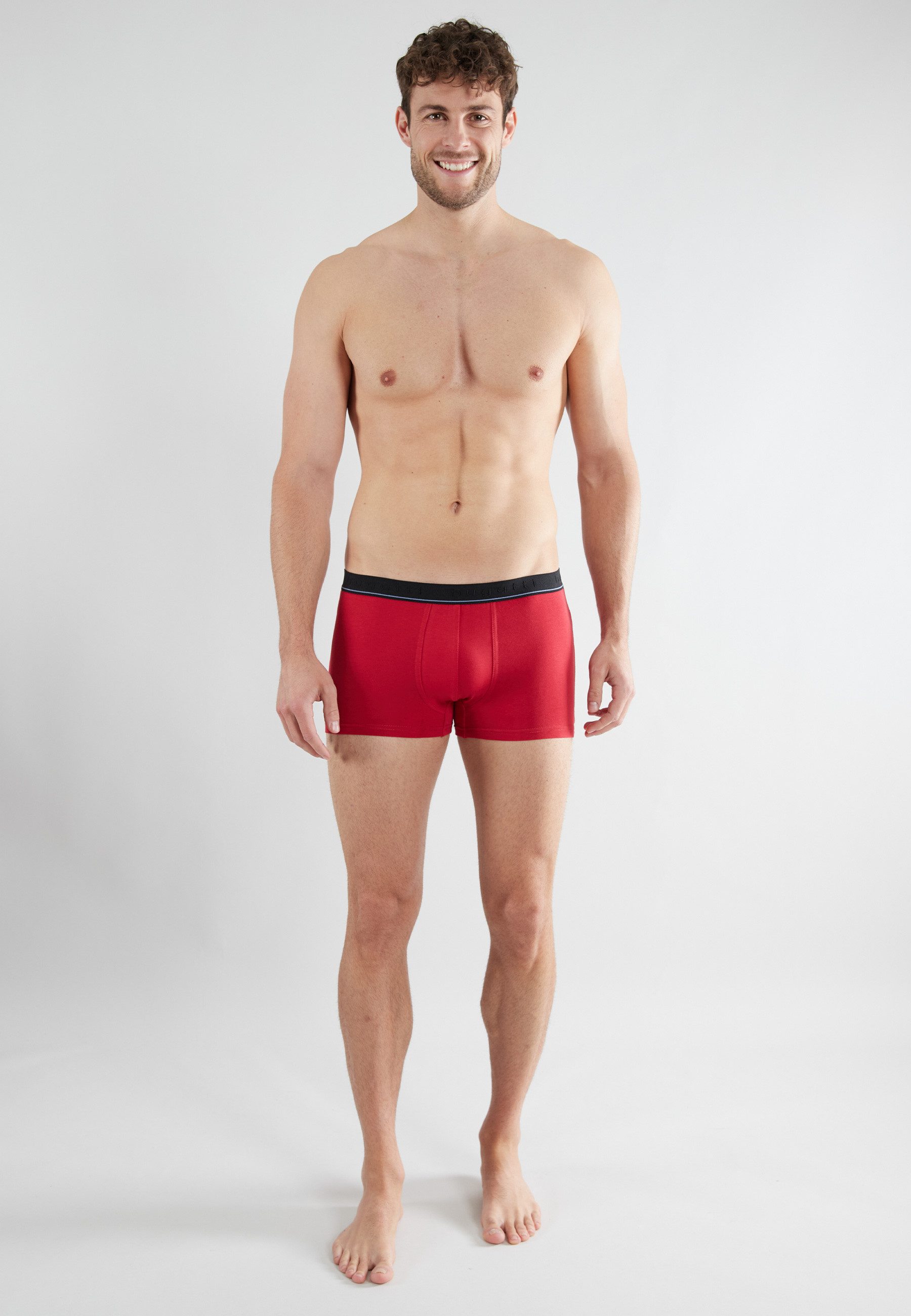 bugatti Boxer Rom (2er Pack) weich, basic, eng, atmungsaktiv, breiter Bund, günstig online kaufen