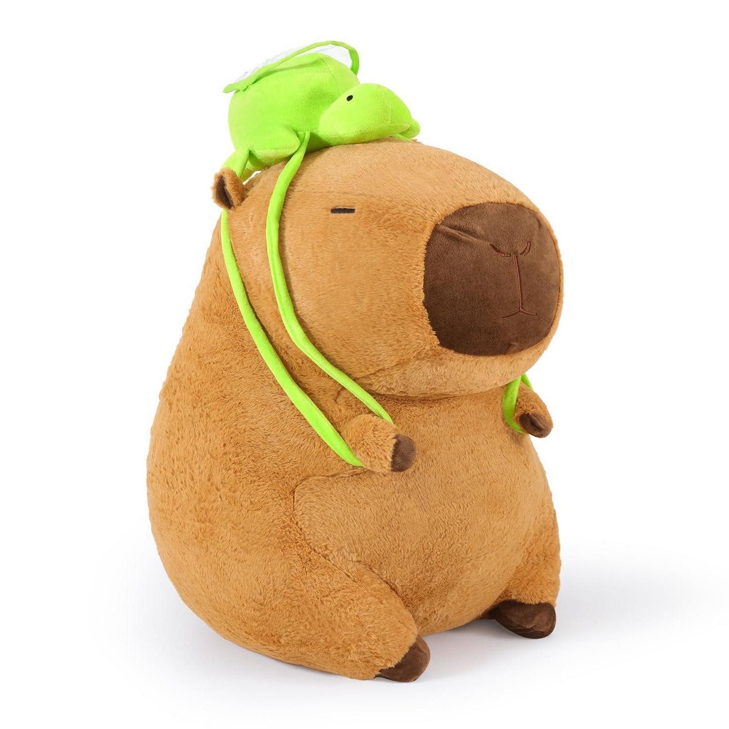 LuxusKollektion Kuscheltier Plüschtier Capybara Plüsch XXL 90cm Kissen Schildkröte 90cm (1-St)