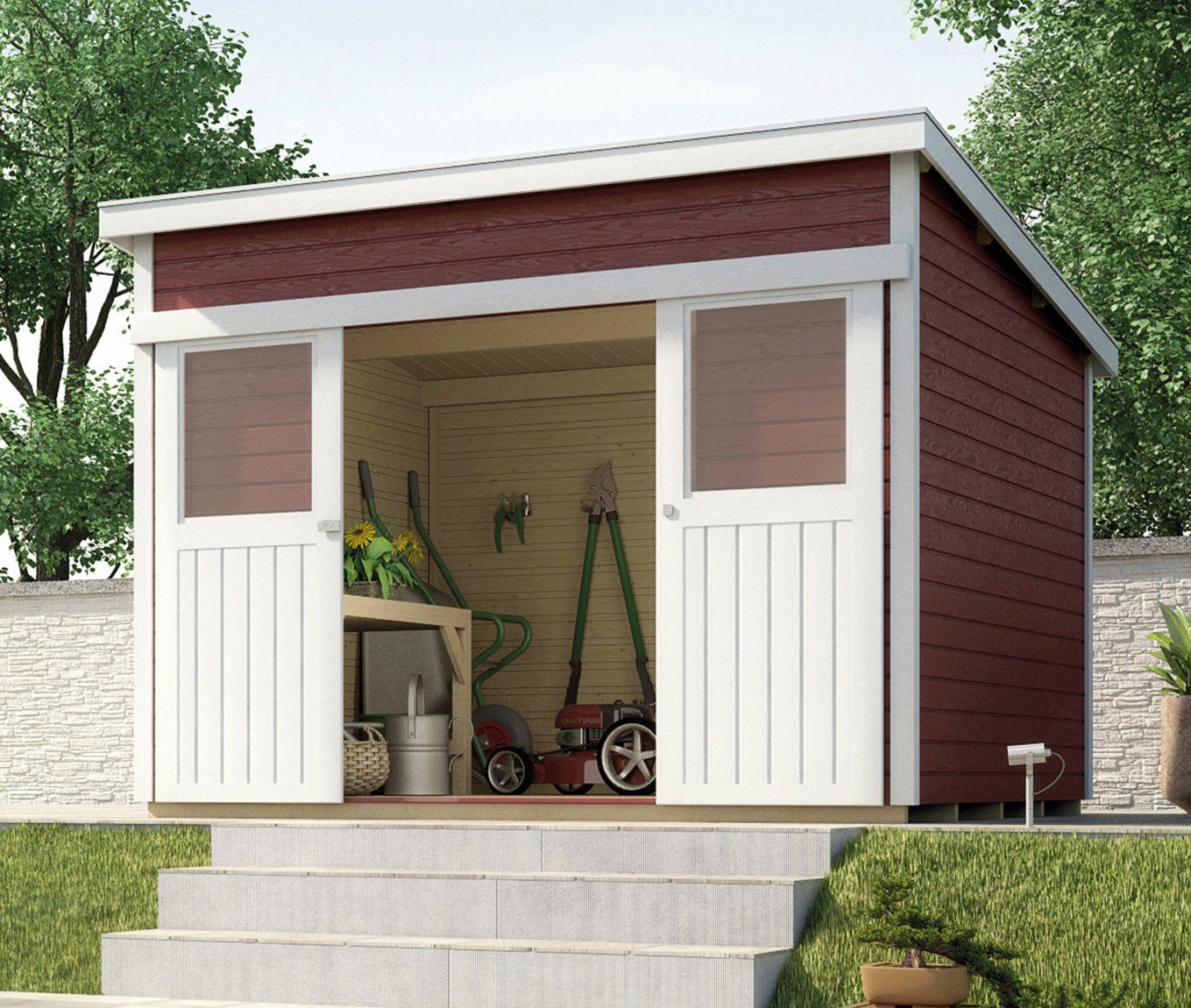 weka Gartenhaus 225 Gr.1, BxT: 315x249 cm