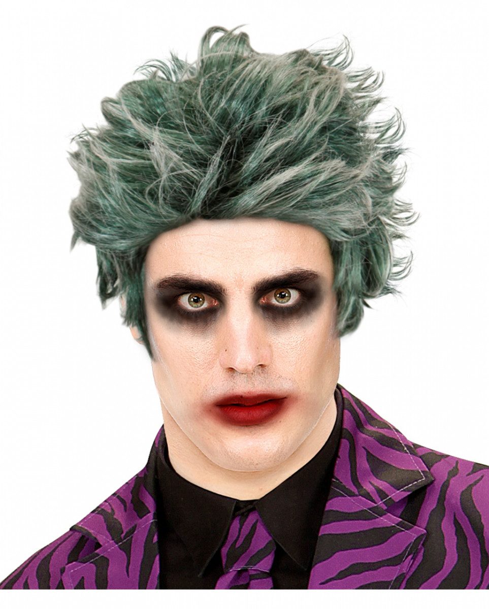 Kostüm-Perücke Evil Clown Perücke für Wissenschaftler, Zombie & B
