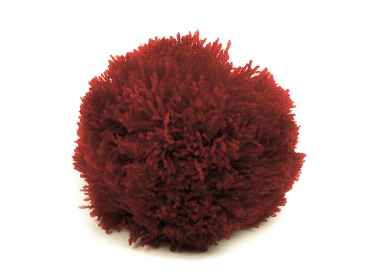 maDDma Pompon 2 Bommeln / Wollbommeln / Pompons, weinrot