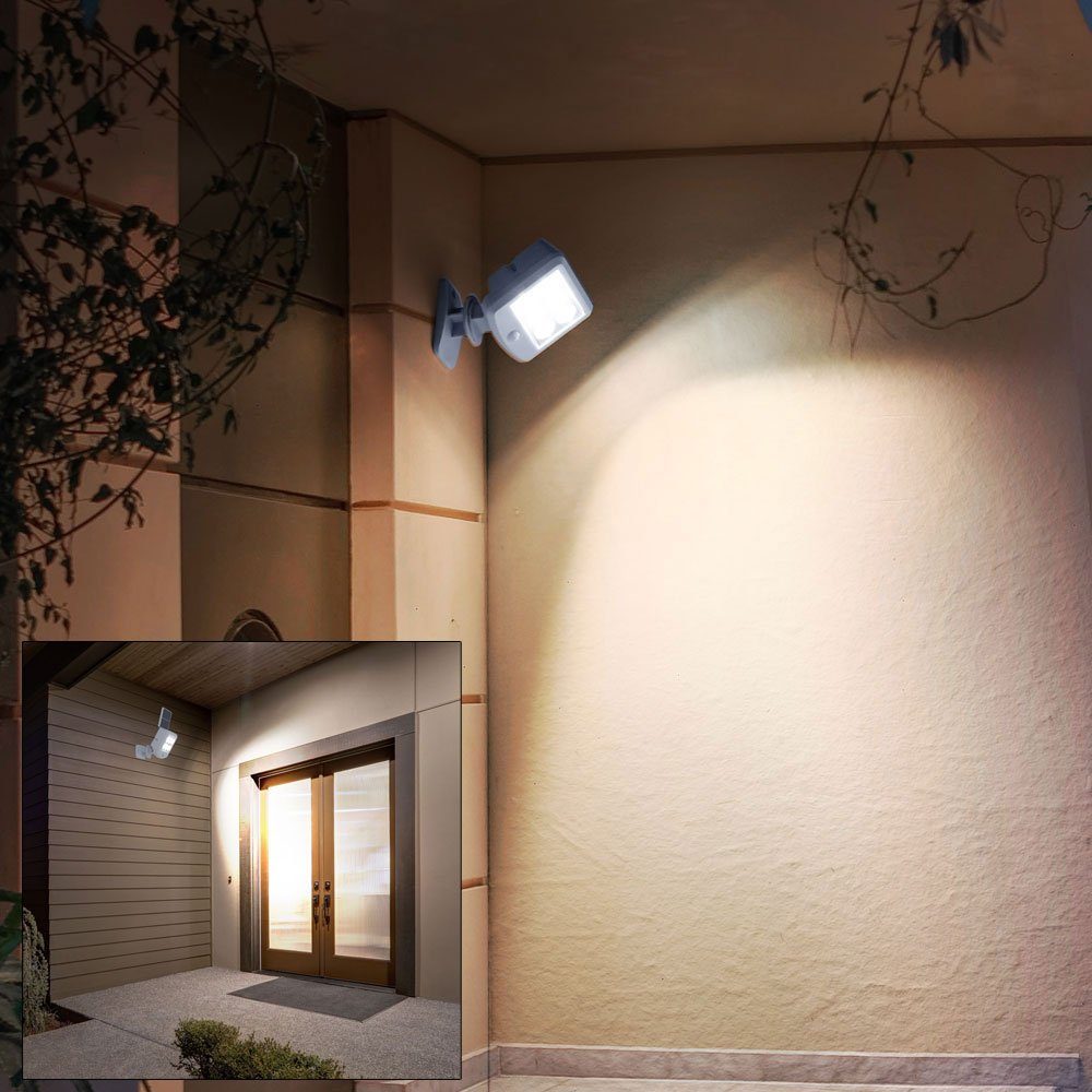 etc-shop Außen Tageslichtweiß, Lampen Bewegungsmelder Kaltweiß, für fest LED Solar verbaut, Solarleuchte, Solarlampen mit LED-Leuchtmittel