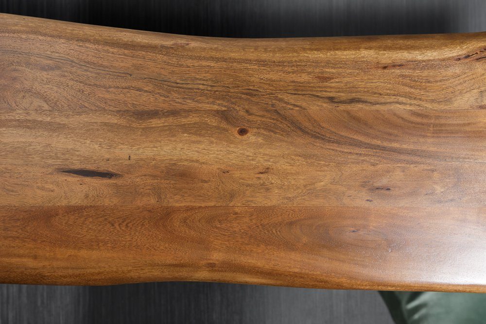 riess-ambiente Sitzbank MAMMUT NATURE 160cm mit Massivholz natur, aus Baumkante