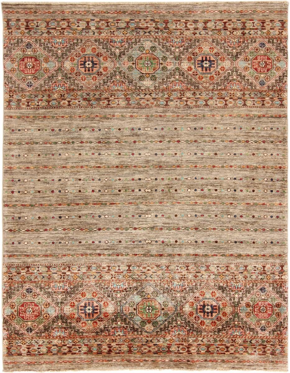 Orientteppich Arijana Shaal 152x197 Handgeknüpfter Orientteppich, Nain Trading, rechteckig, Höhe: 5 mm