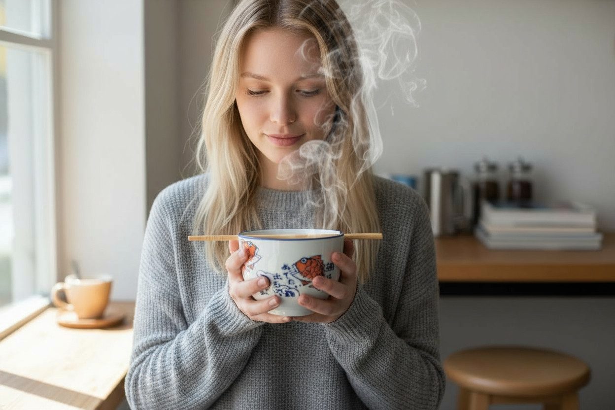 WestCraft Snackschale Soba-Bowls ASIATICA, Porzellan-Schale, Reis mit Stäbchenhalter Ø 13 cm, Porzellan, (3-tlg), Inkl. Essstäbchen - ideal für Soba, Ramen, Udon oder Reisgerichte.