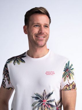 Petrol Industries T-Shirt - Kurzarmshirt - T-shirt mit Botanikmuster Reefquest - Men T-Shirt SS