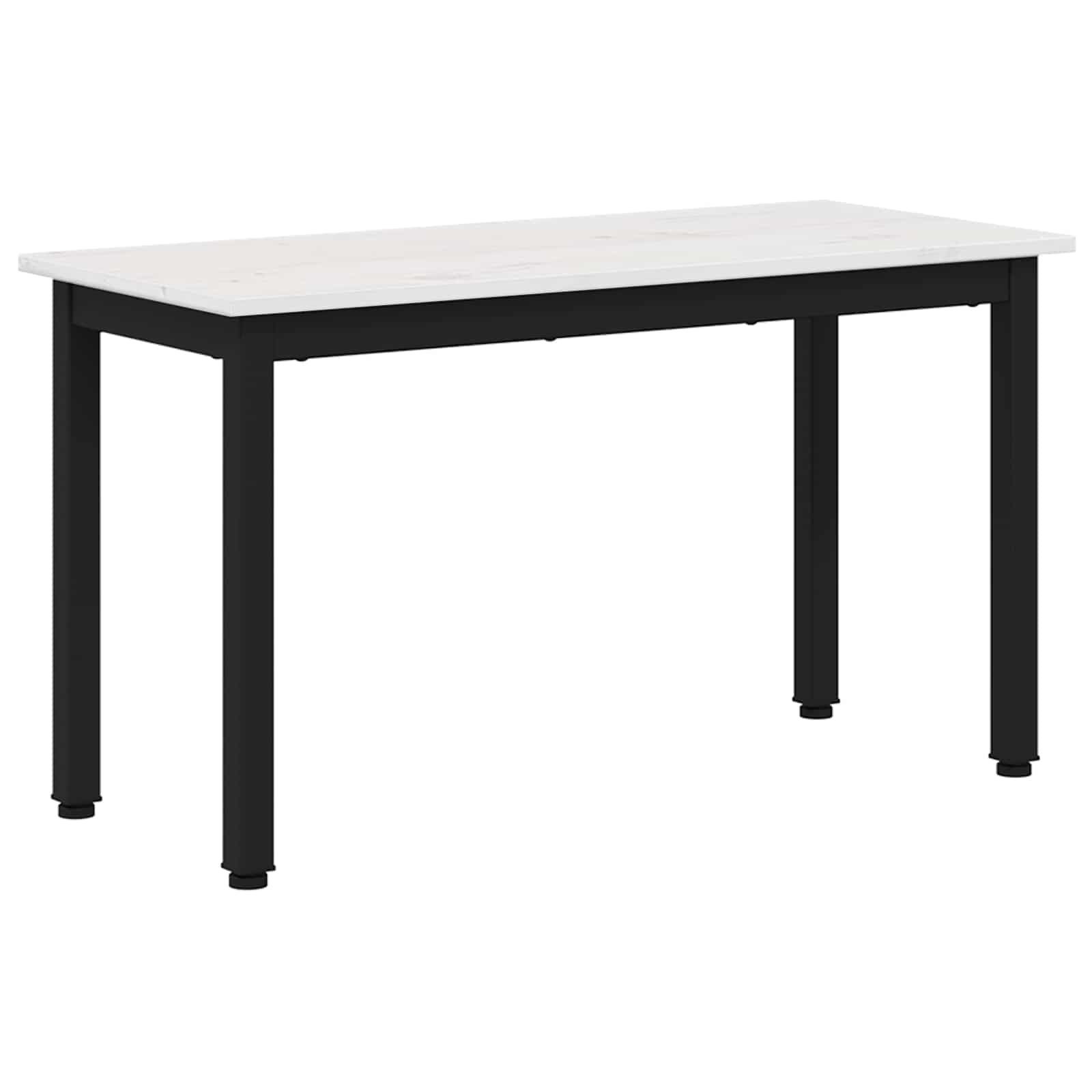 vidaXL Sitzbank Bank Weiß 80 x 35 x 45 cm Massives Kiefernholz (1-St)