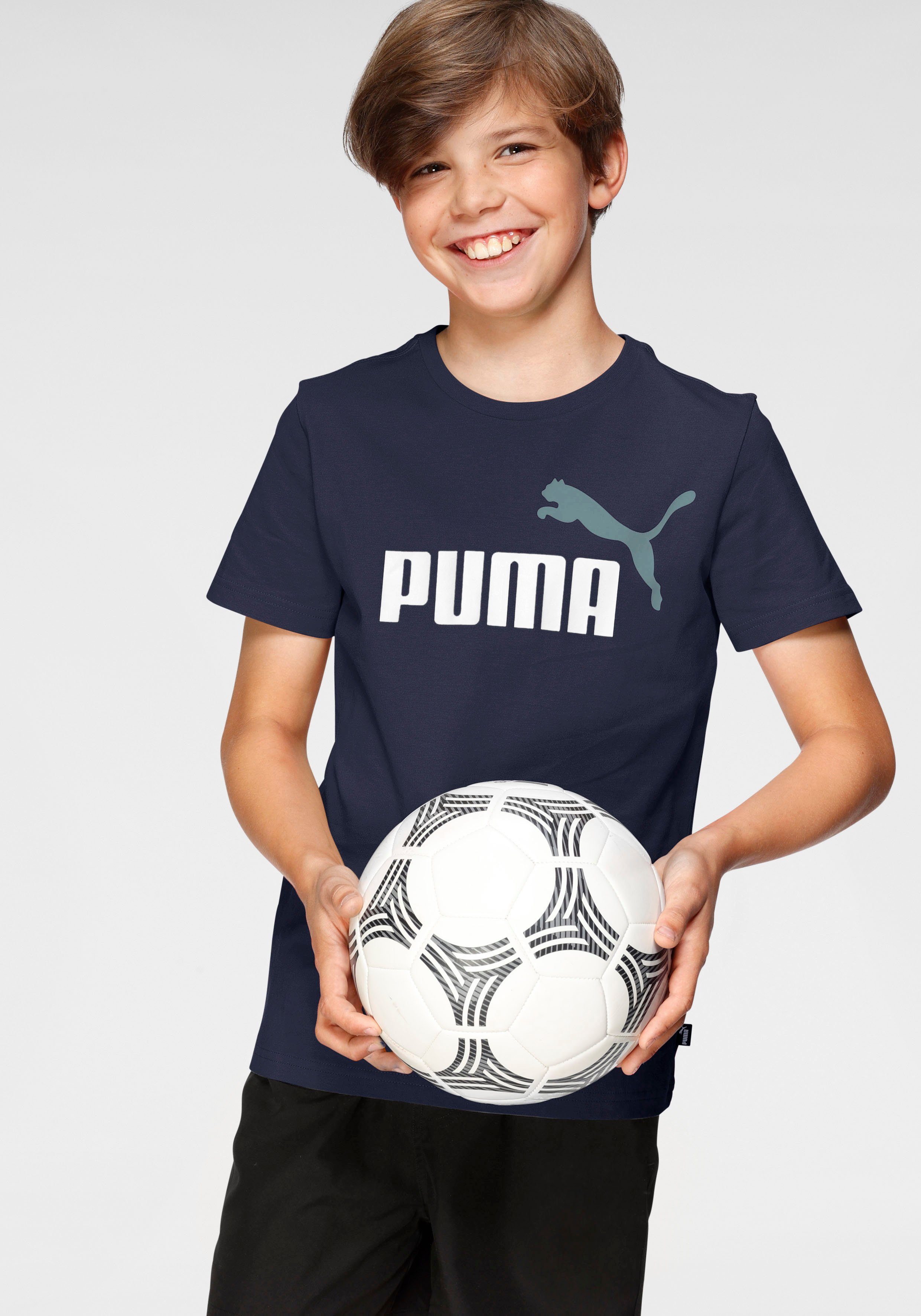 PUMA T-Shirt »ESS+ 2 Col Logo Tee« online kaufen | OTTO