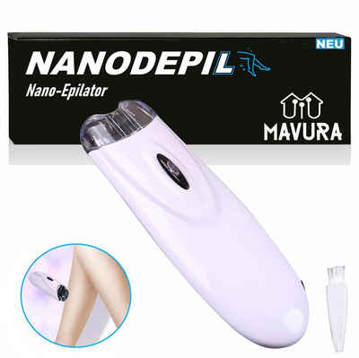 MAVURA Epilierer NANODEPIL Nano Epilator Haarentferner Rasierer, Gesichtsepilierer Epiliergerät Haarentfernungsgerät