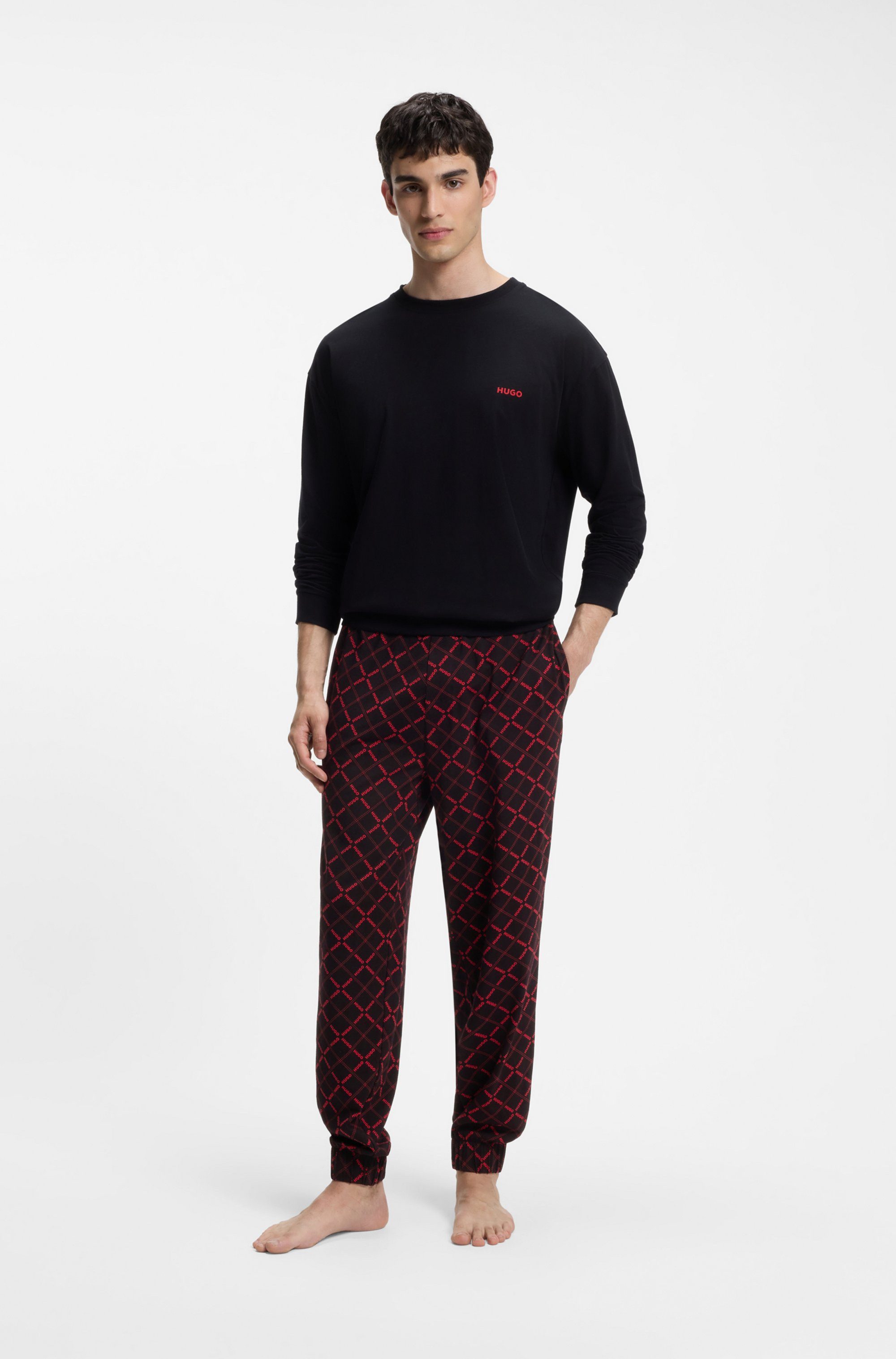HUGO Pyjama ELION LONG SET (2 tlg)