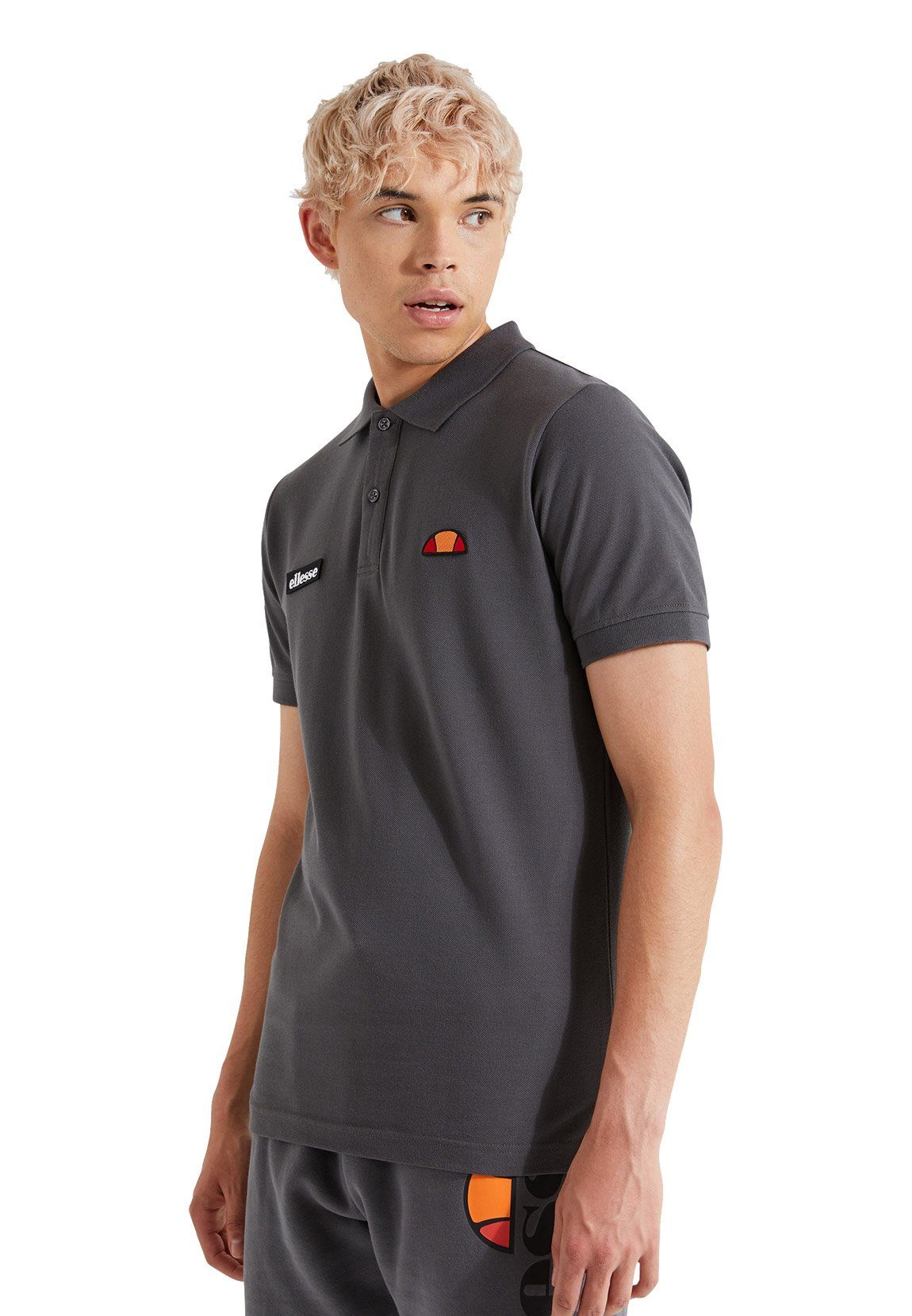 Ellesse Poloshirt Ellesse Herren Polo MONTURA POLO Dark Grey Dunkelgrau