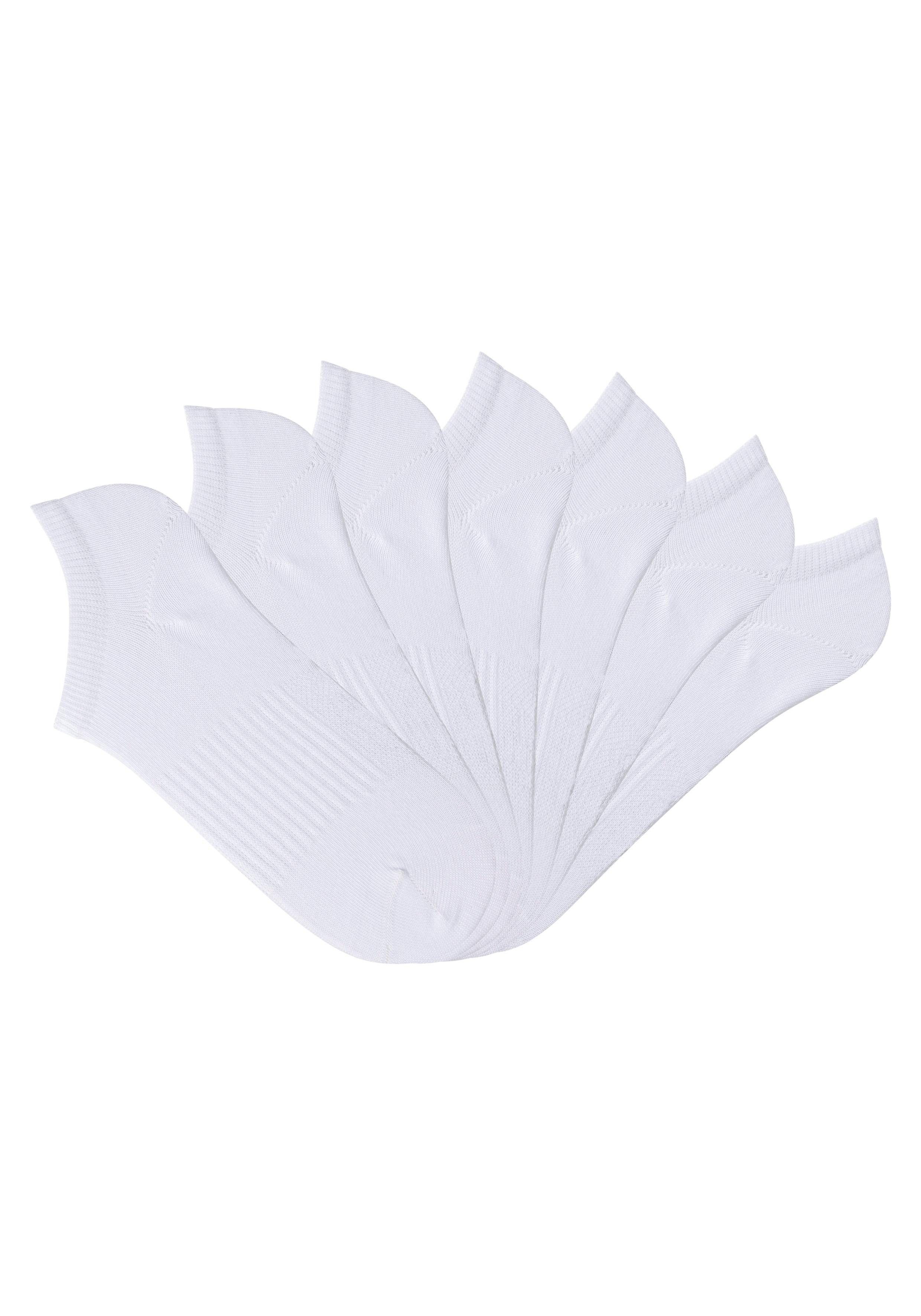 LASCANA ACTIVE Sneakersocken (Packung, 7-Paar) mit Mittelfußgummi. € 16,99, (€ 2,43 pro 1 Paar).