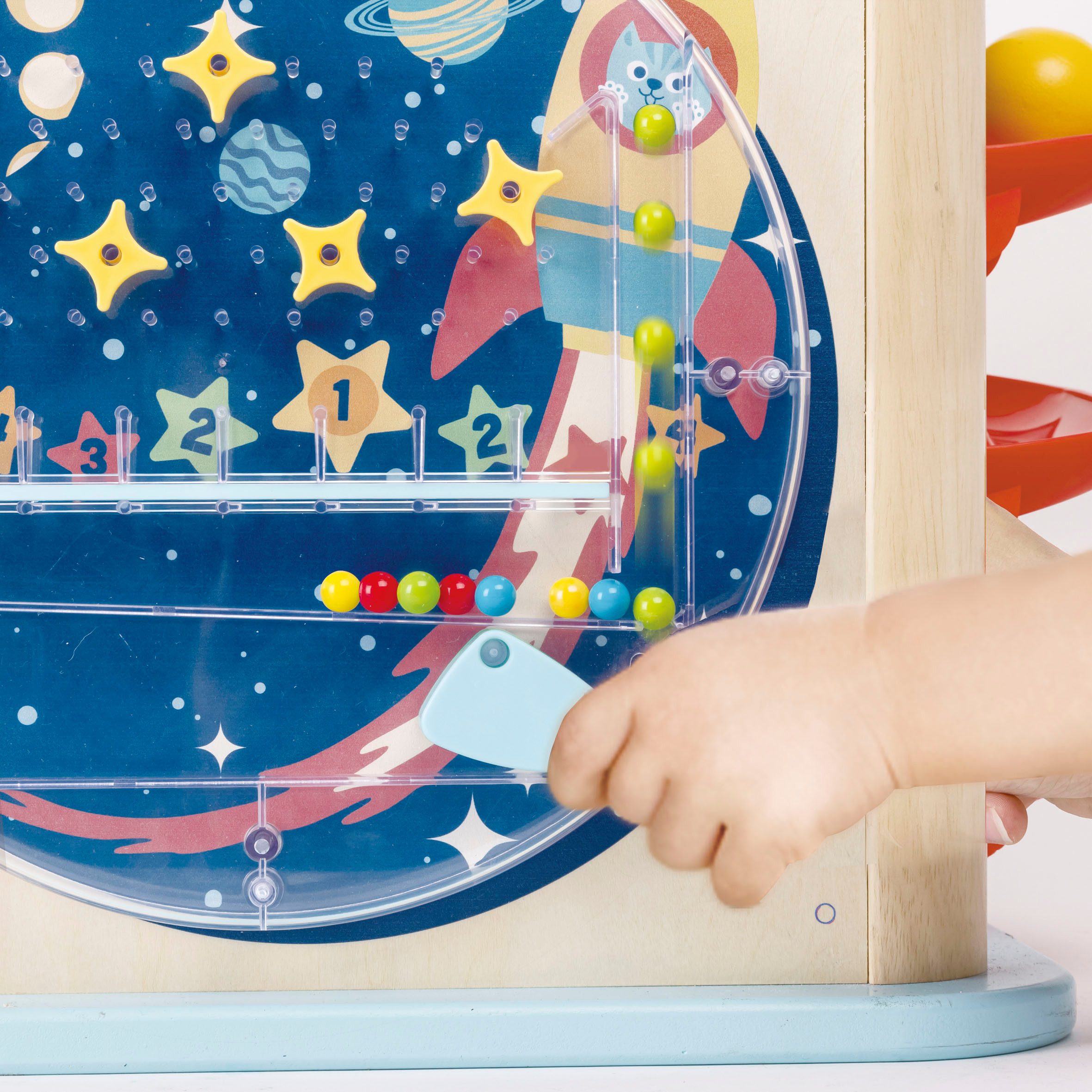 Hape Motorikwürfel Magischer Motorikwürfel, mit Soundfunktion