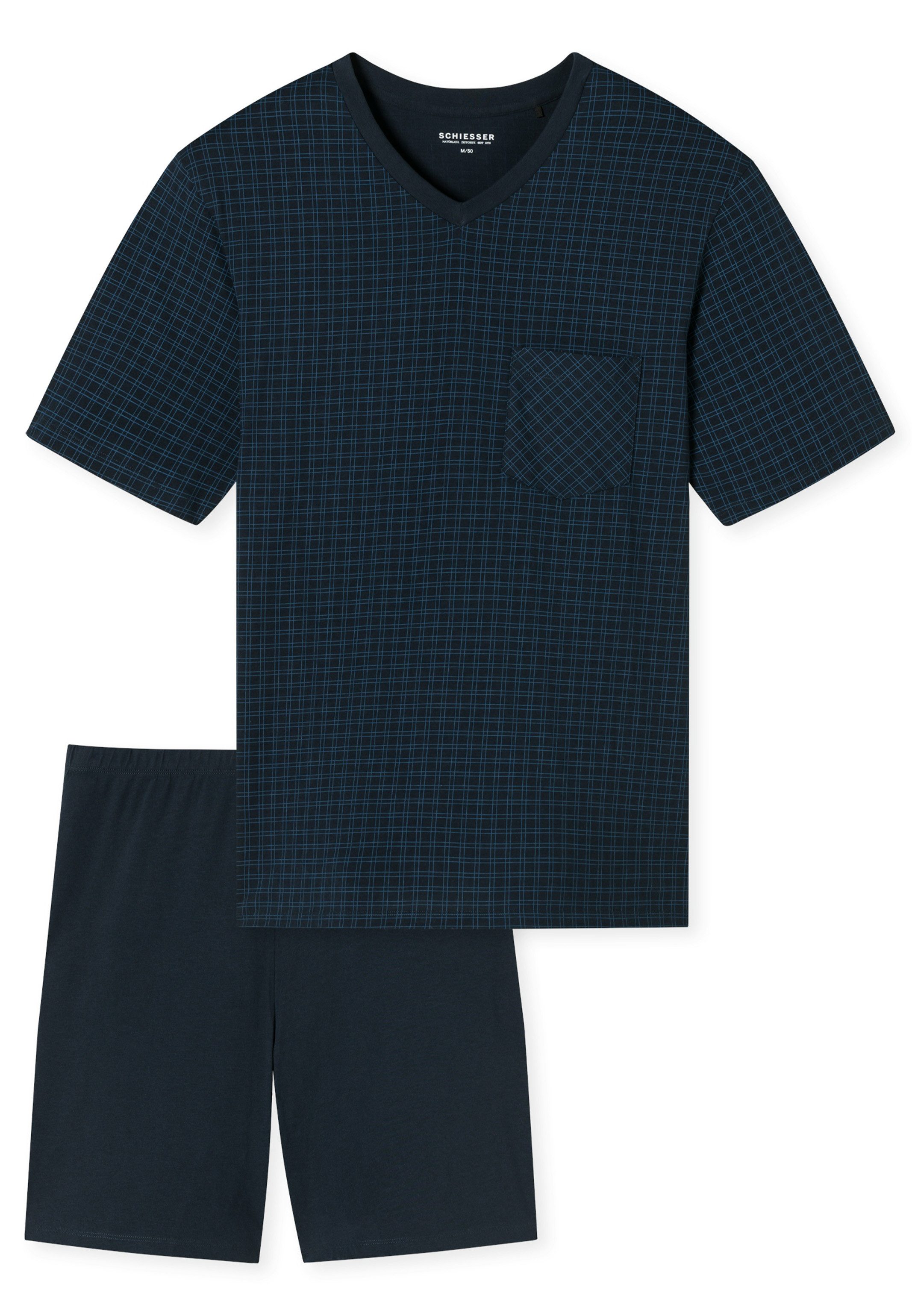 Schiesser Pyjama Comfort Essentials (Set, 2 tlg) Schlafanzug - Baumwolle - günstig online kaufen