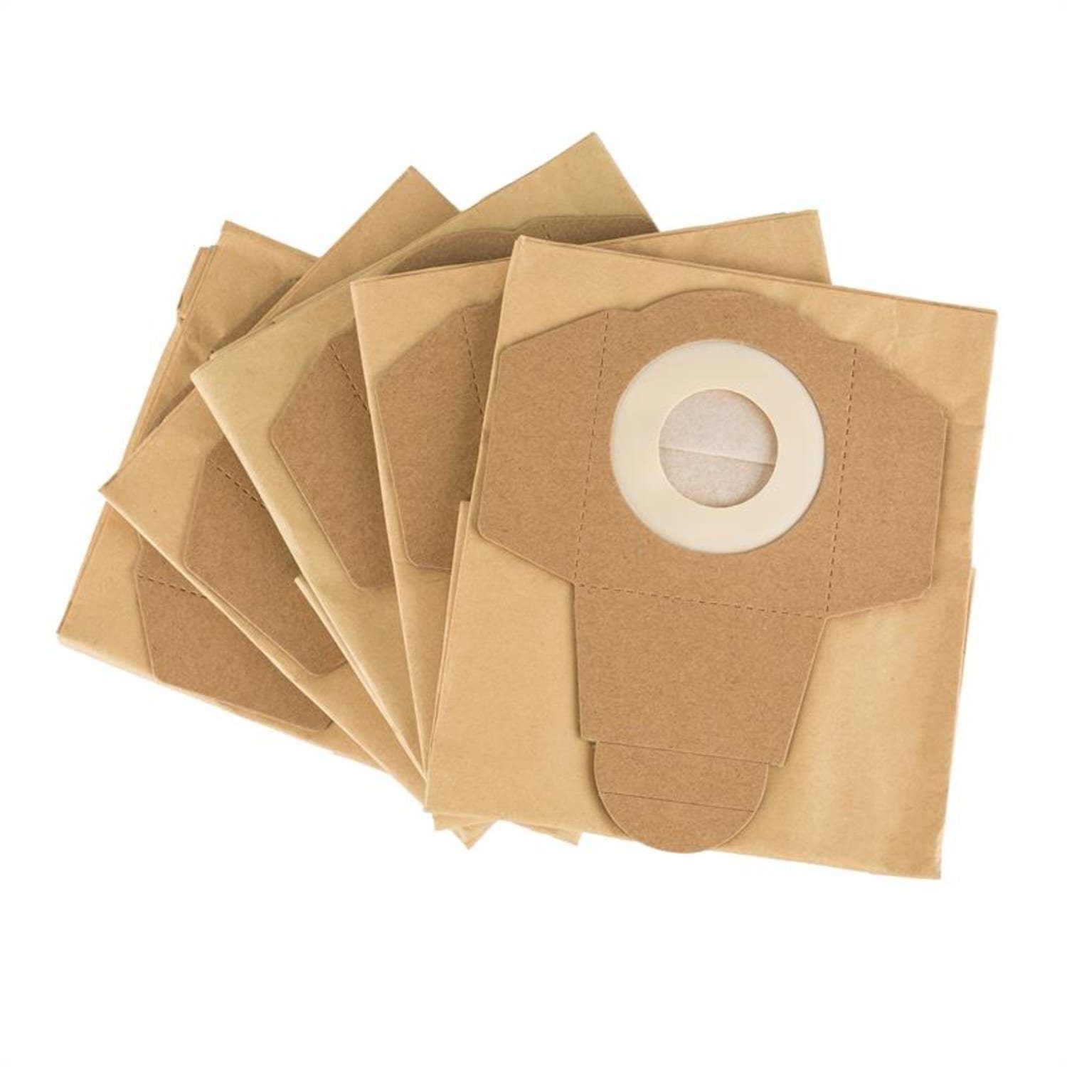 Klarstein Bodenstaubsauger Staubsaugerbeutel für Reinraum 2G NassTrockensauger 5 Stück Papier