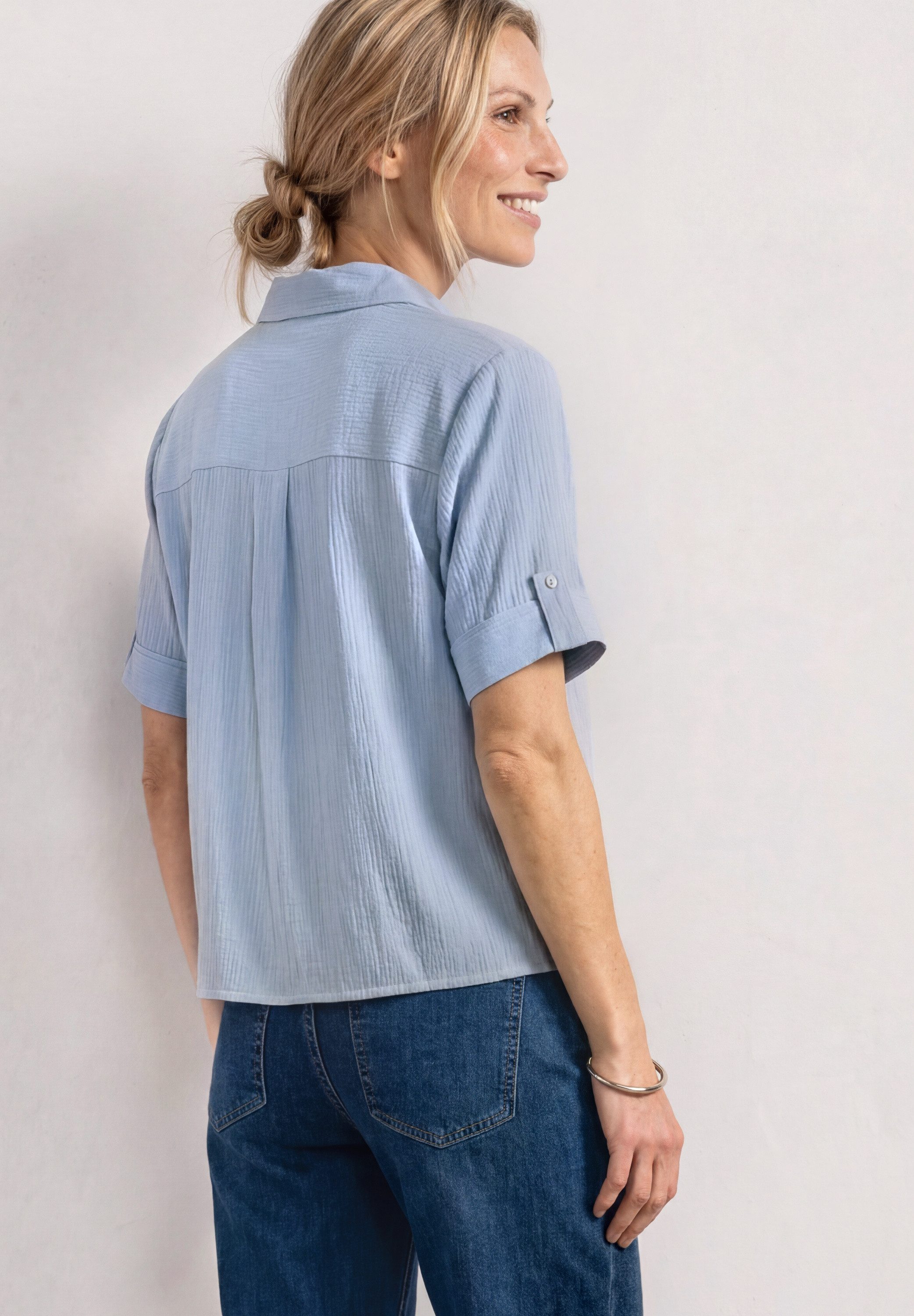 STREET ONE Hemdbluse Kann auch offen gestylt werden