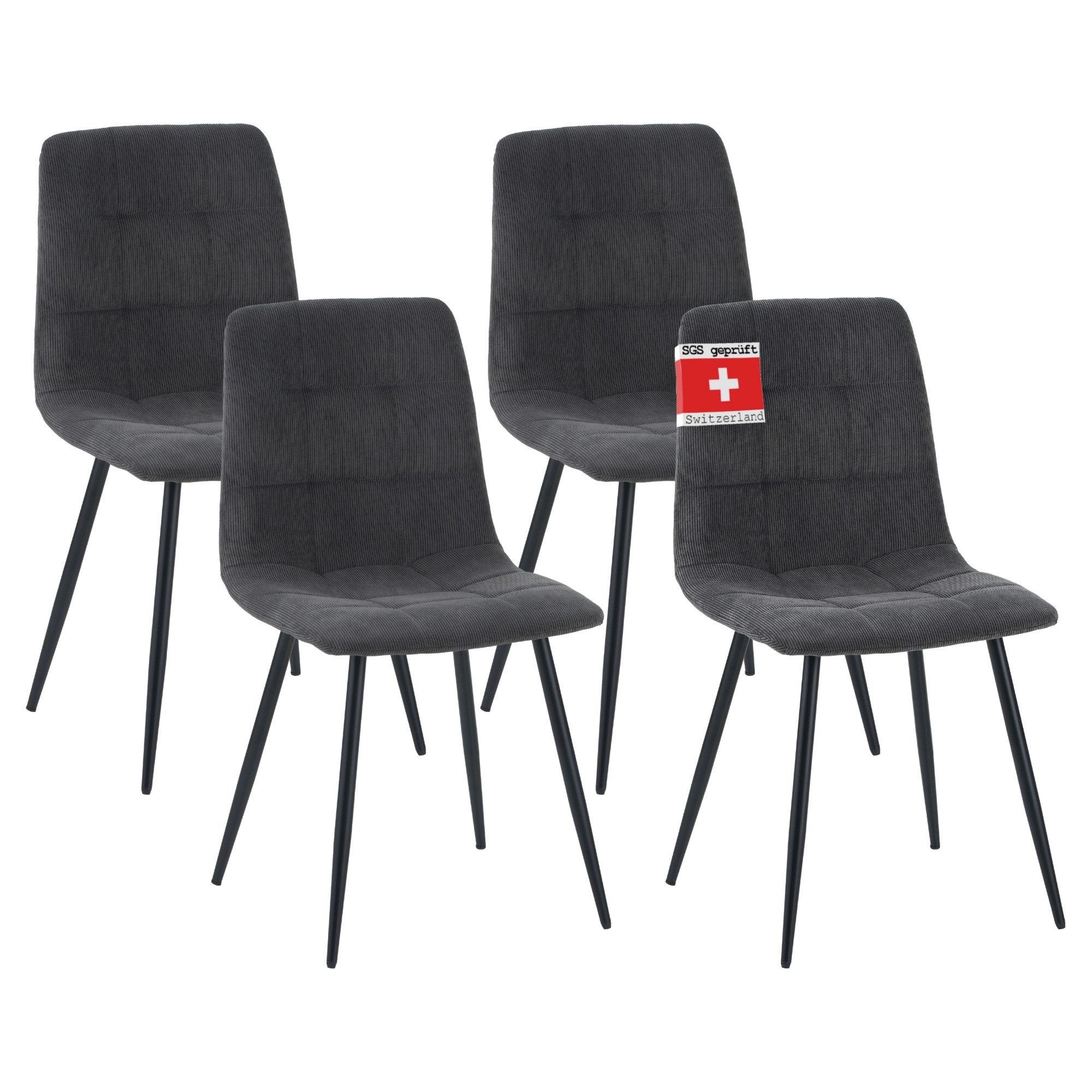 Albatros International Esszimmerstuhl Esszimmerstuhl BORA 4er günstig online kaufen