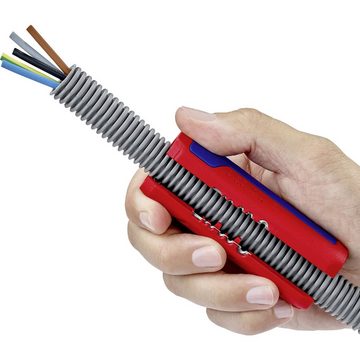 Knipex Rohrschneider Knipex Wellrohrschneider TwistCut mit Abisolierfunktion 90 22 02 SB