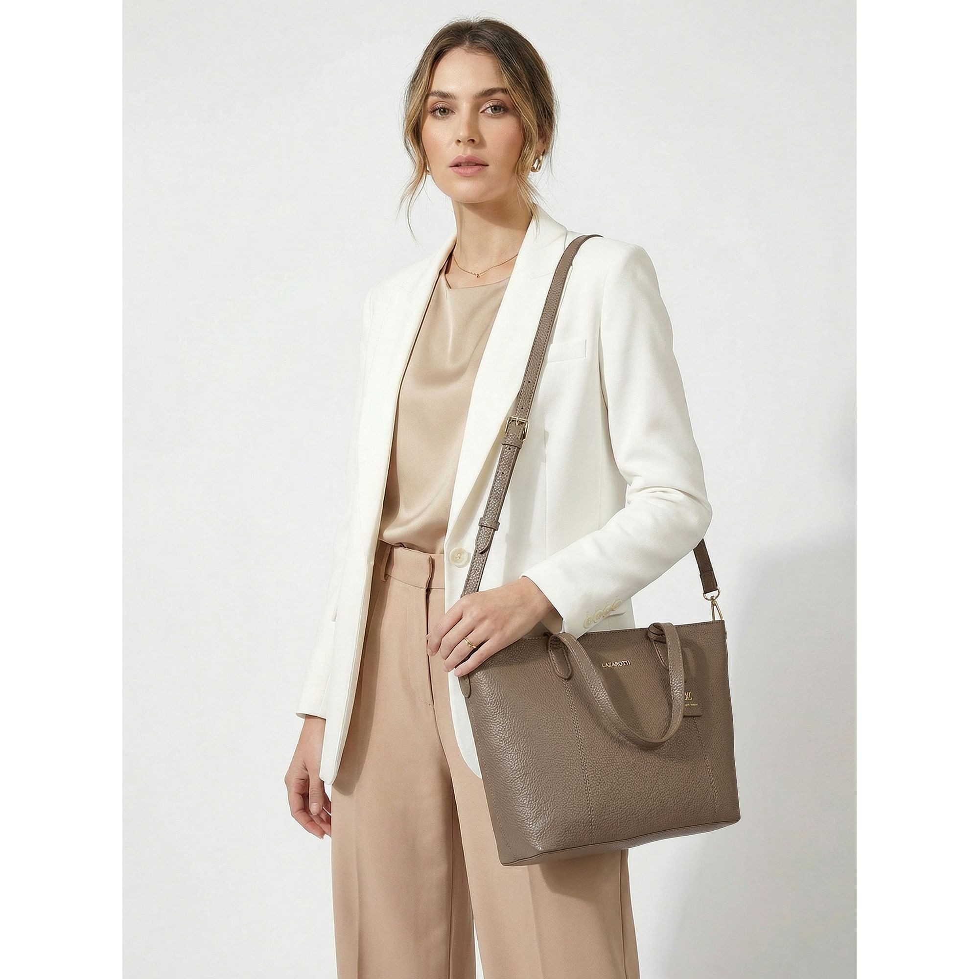 Lazarotti Shopper Bologna Leather, Leder