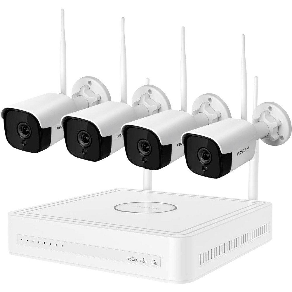 Foscam Foscam FN9108W-B4-2T Überwachungs-Set Alarmanlage
