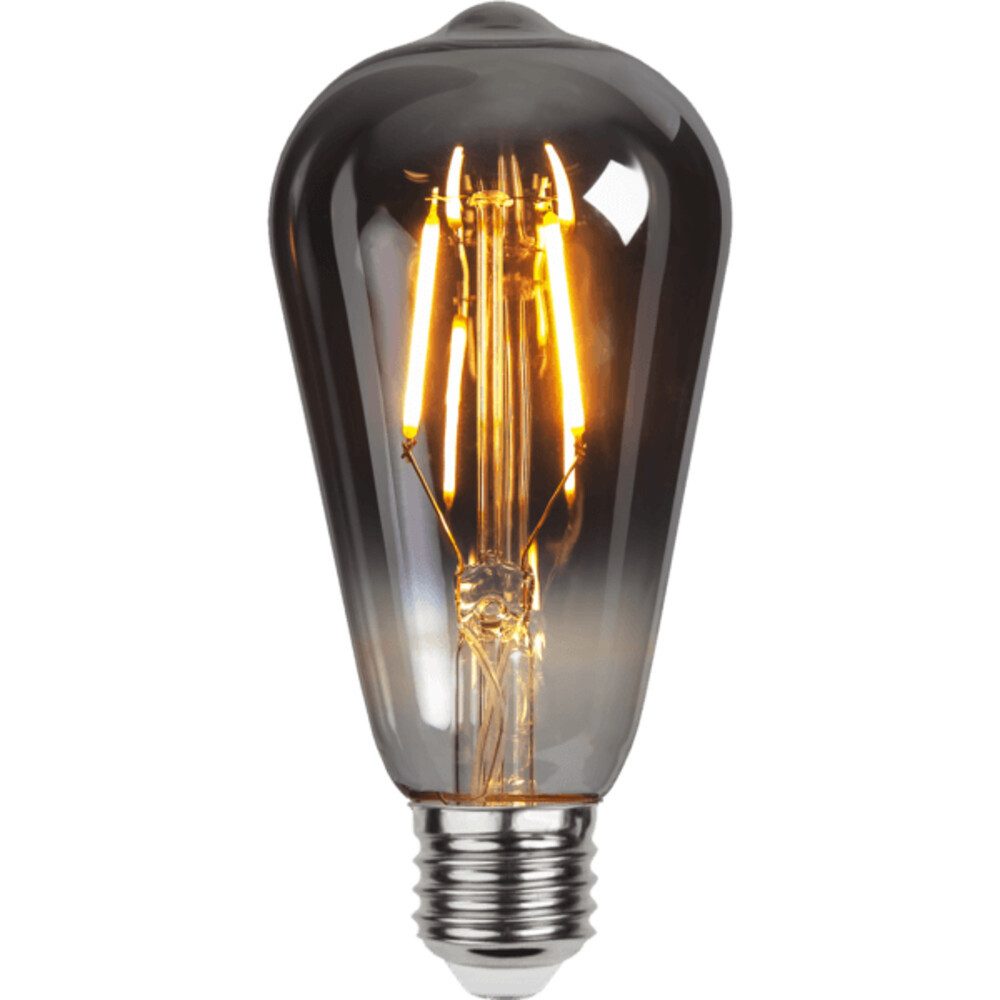 STAR TRADING LED-Leuchtmittel "Plain Smoke" E27, 1,8W, 2100K, 80lm, warmweiß, Ra: 80, E27, warmweiß