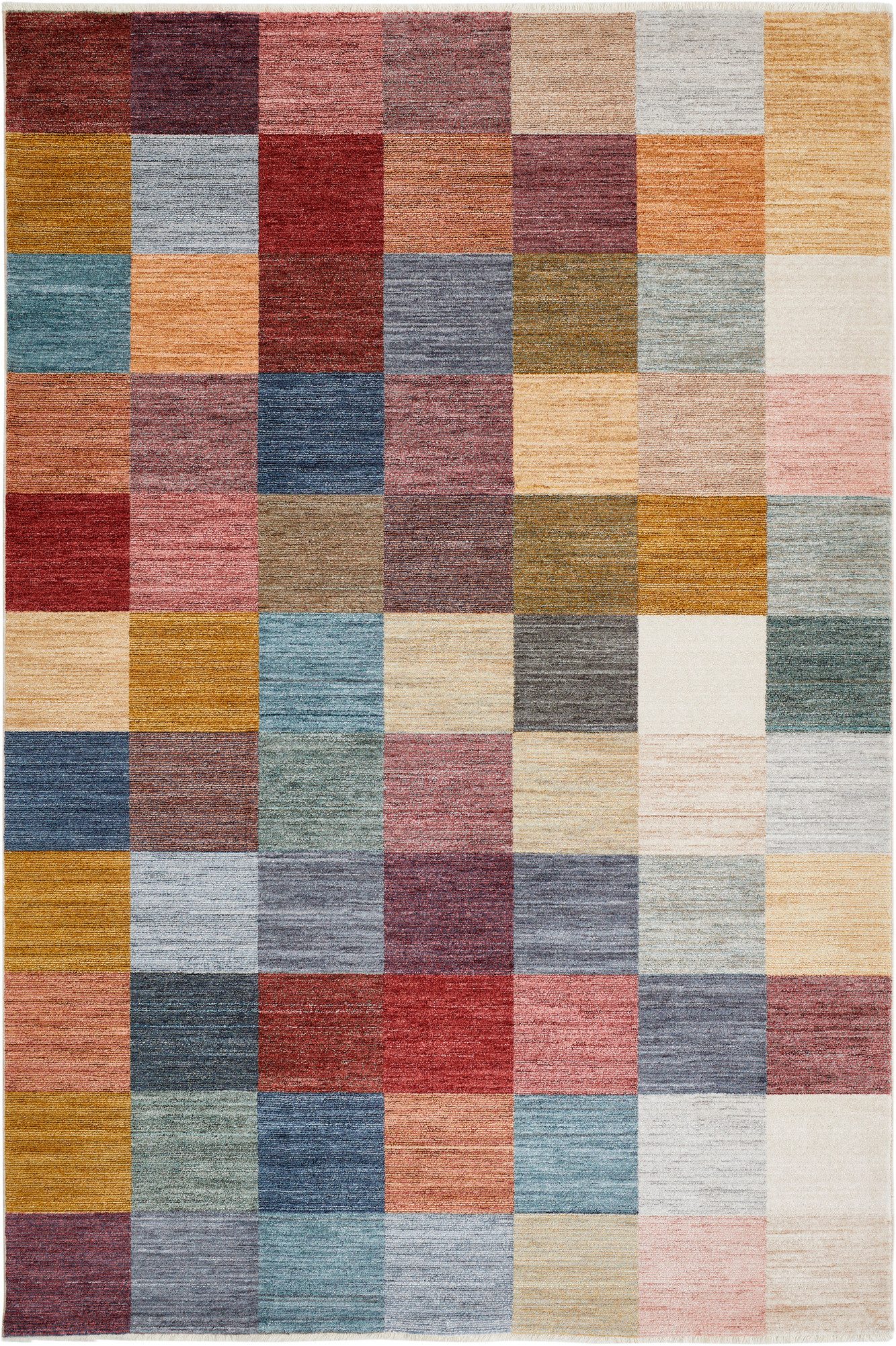 LUXOR living Teppich Rocco, rechteckig, Höhe: 11 mm, Vintage-Look, verschiedene Designs, mit Fransen, Wohnzimmer