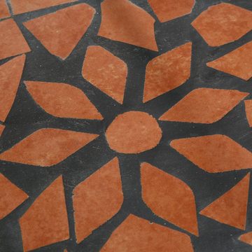 tectake Pflanztisch Metallregal Mosaik 3 Böden (1-St., 1 tlg)