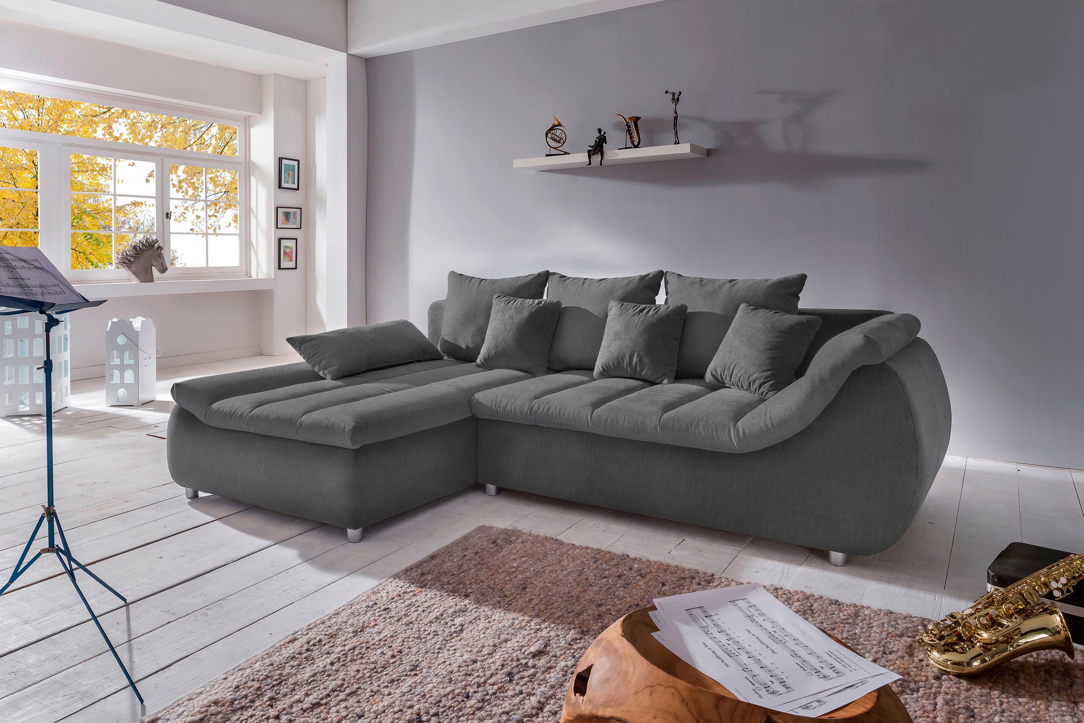 INOSIGN Ecksofa Imola elegant und bequem, günstig online kaufen