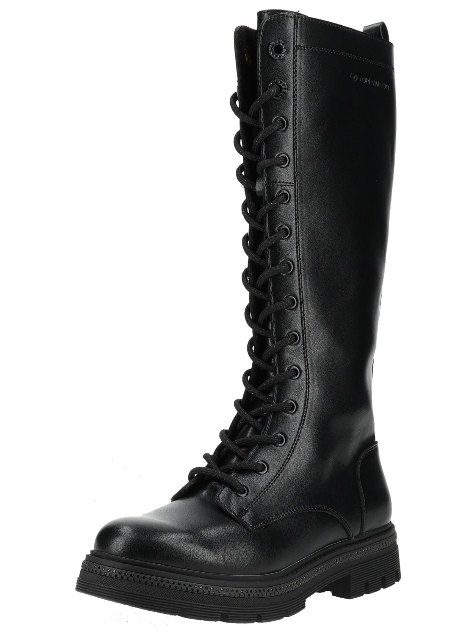 TOM TAILOR Stiefel Lederimitat . Schnürstiefel