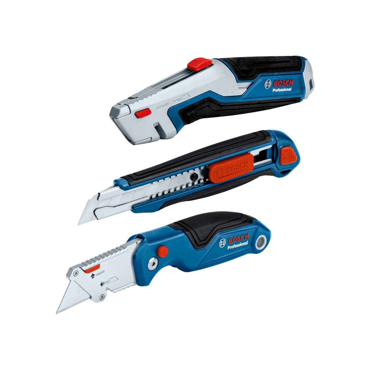 BOSCH Cuttermesser Bosch Professional Messer-Set 3-teilig günstig online kaufen