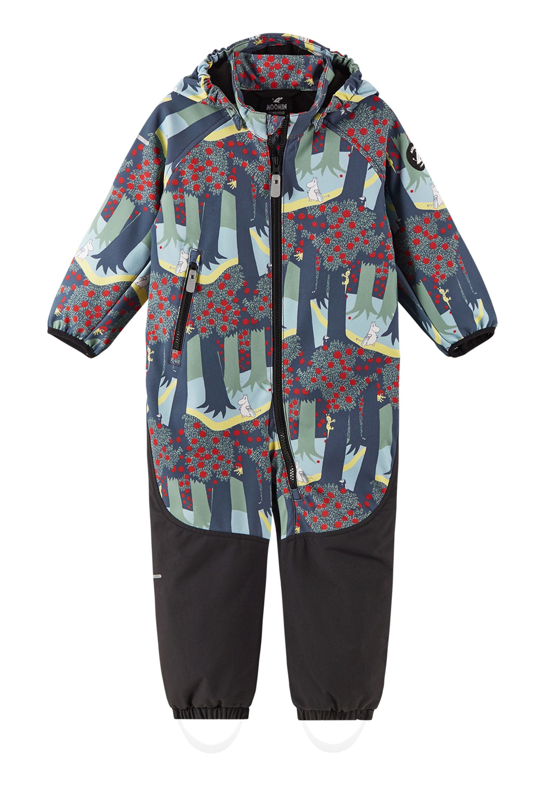 reima Softshelloverall MOOMIN MJOSA PFAS-freie, schmutzabweisende Ausrüstung BIONIC-FINISH®ECO