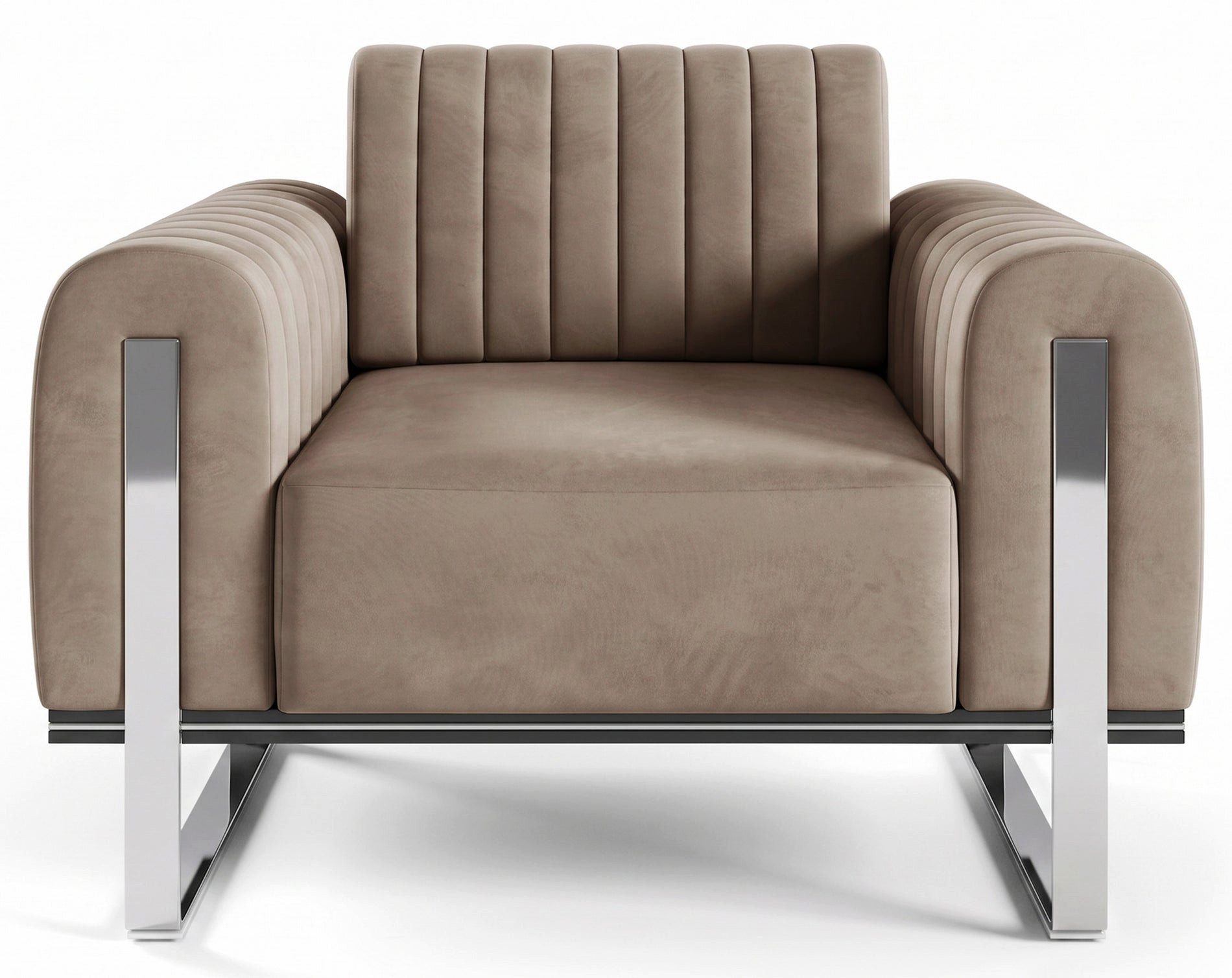 Selsey Sessel PARISSA, Loungesessel mit Komfortpolsterung und Metallgestell