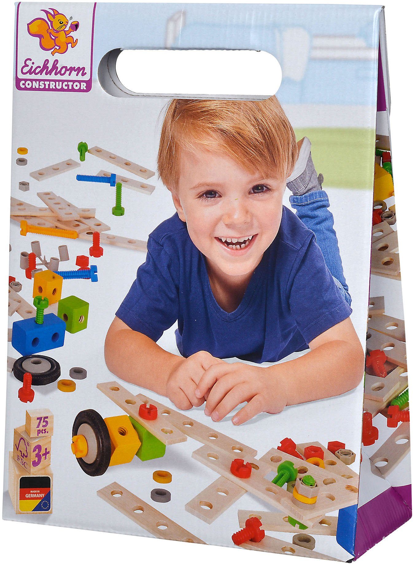 Eichhorn Constructor Tuning Set, 75-tlg. Konstruktionsspielsteine, (75 St), Made in Germany