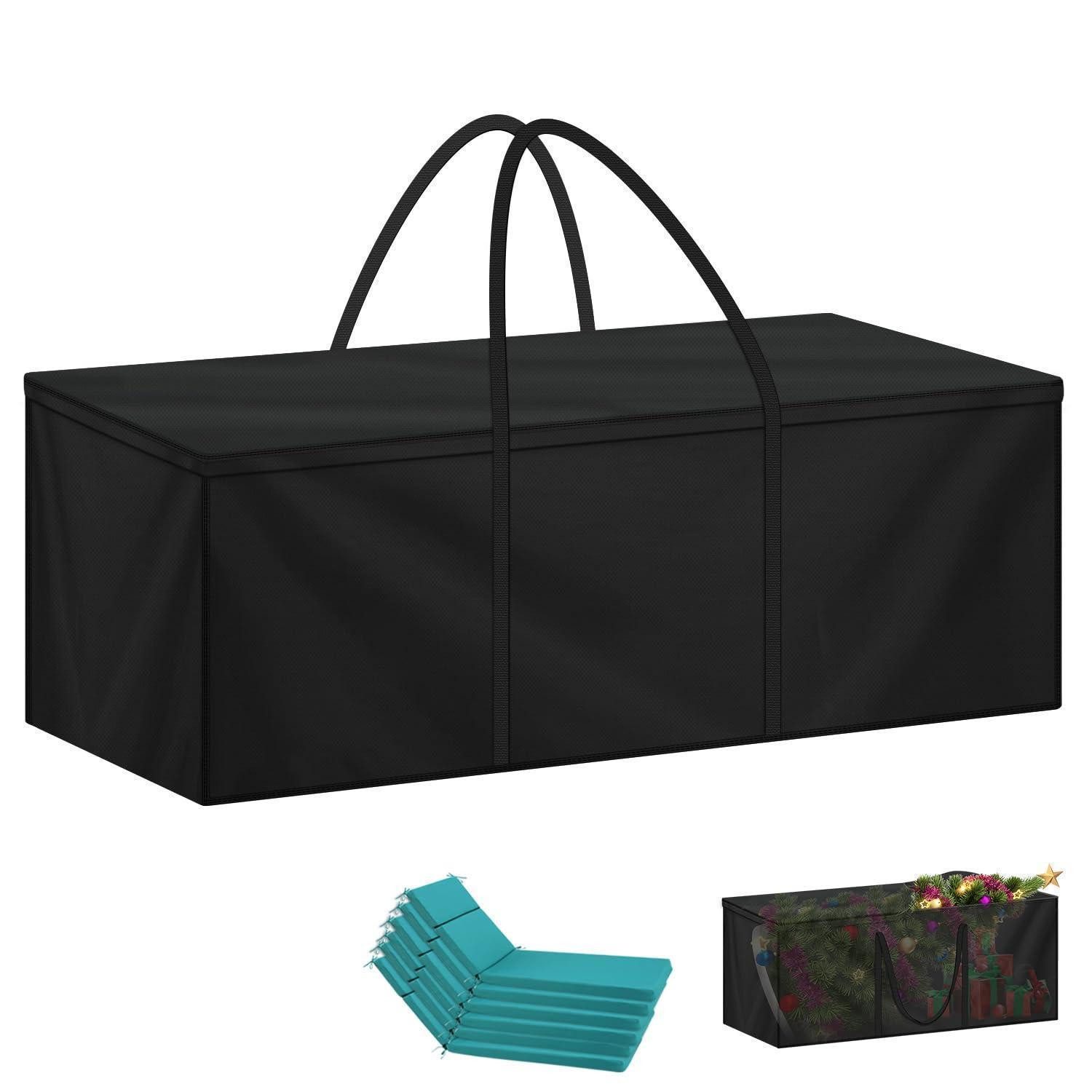 LuxusKollektion Gartenmöbel-Schutzhülle Auflagentasche Garten wasserdicht 420D Oxford Aufbewahrung 175x60x80cm