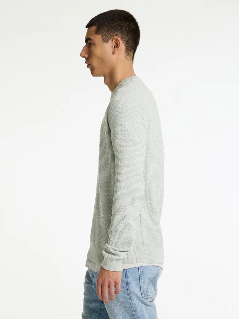 CHASIN' Strickpullover RICO - Regular Fit Pullover - Waffelstruktur - Sweater