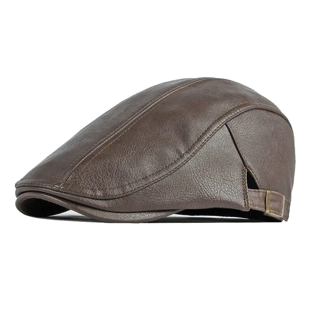 Sporty Flat Cap Schirmmütze Retro Vintage Gatsby mit Schirm Schiebermütze Newsboy