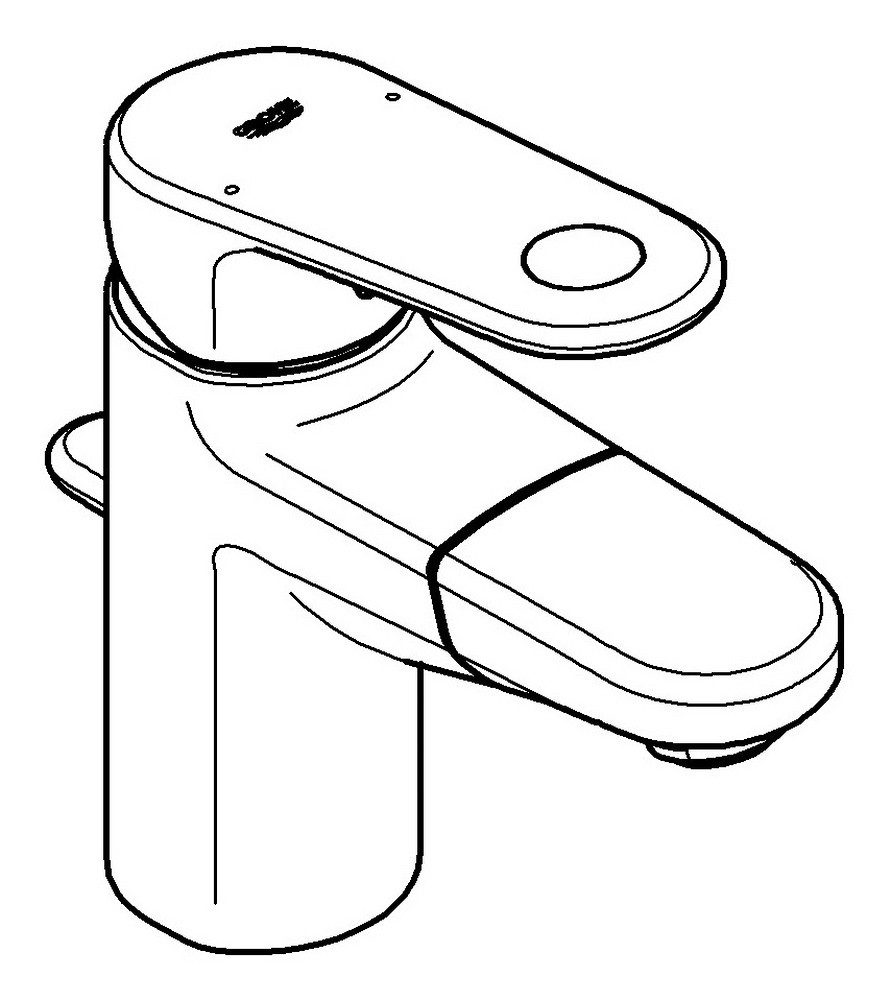 Grohe Waschtischarmatur Europlus Einhand-Waschtischbatterie - Chrom