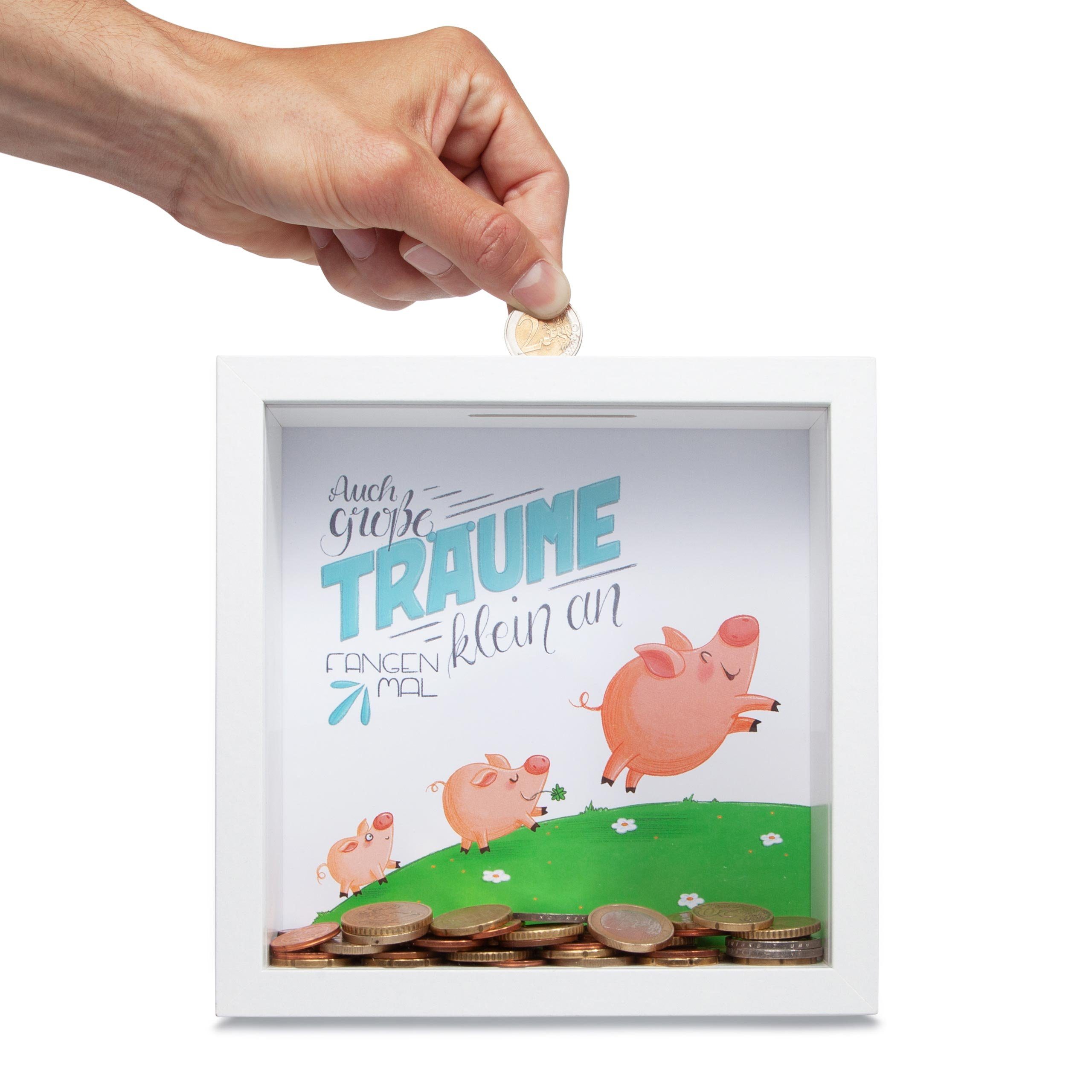 GLÜCKSWOLKE Spardose mit 9 Motive zur Auswahl, (Wunscherfüller, Dream Big, günstig online kaufen