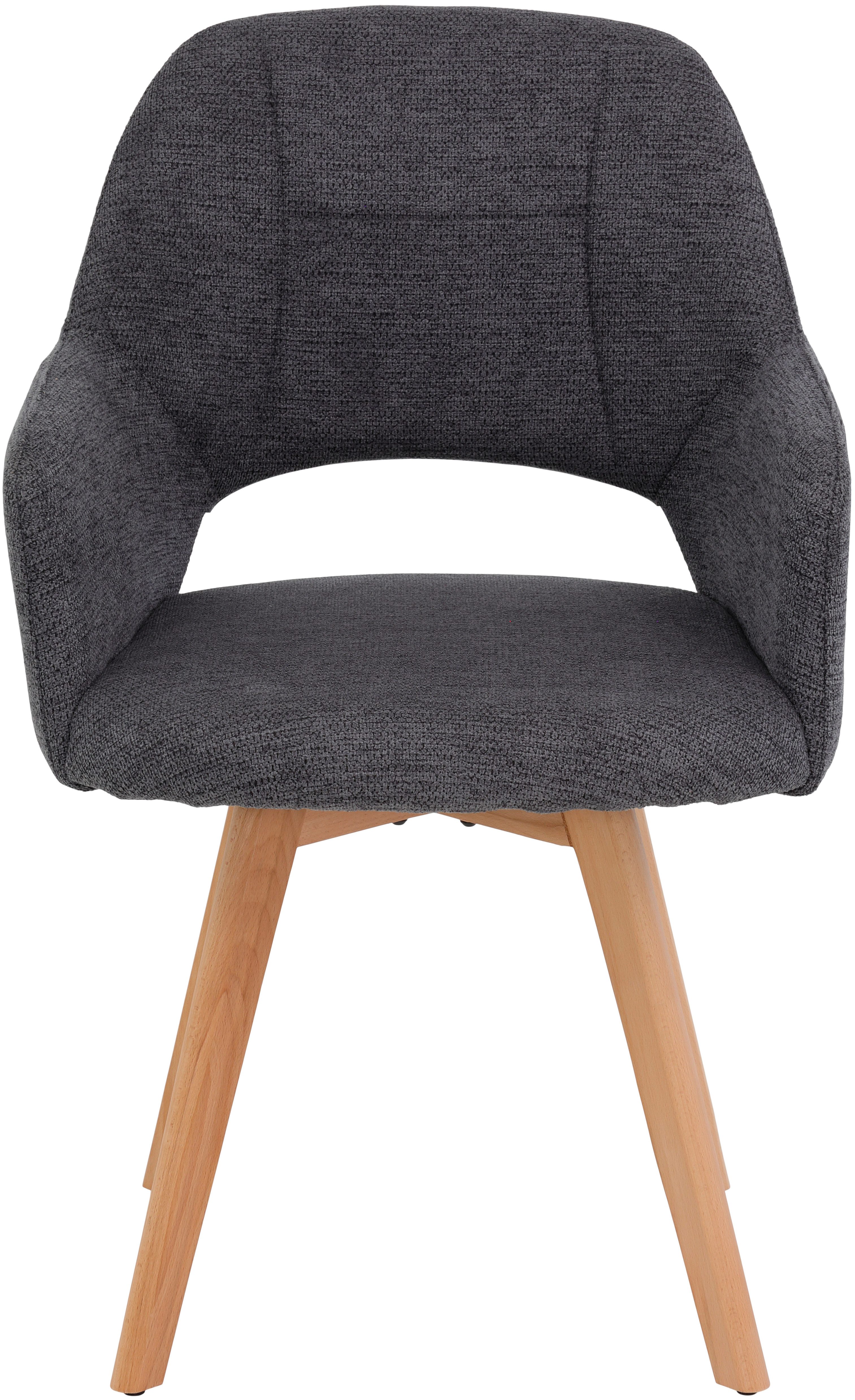 HELA Armlehnstuhl SOFIA Armlehnenstuhl mit Massivholzgestell, Bezug Webstof günstig online kaufen