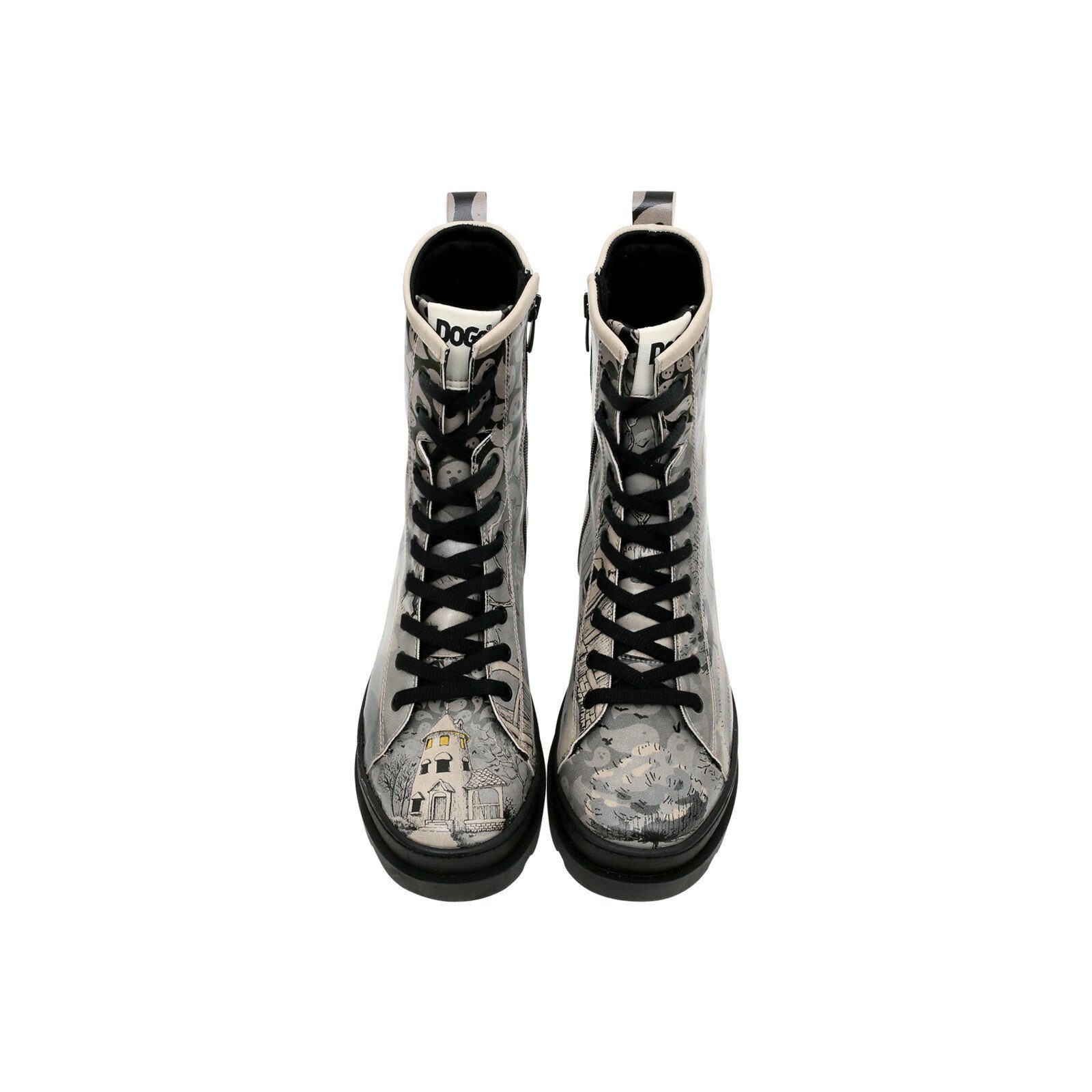 DOGO Spooky Town Stiefelette Vegan