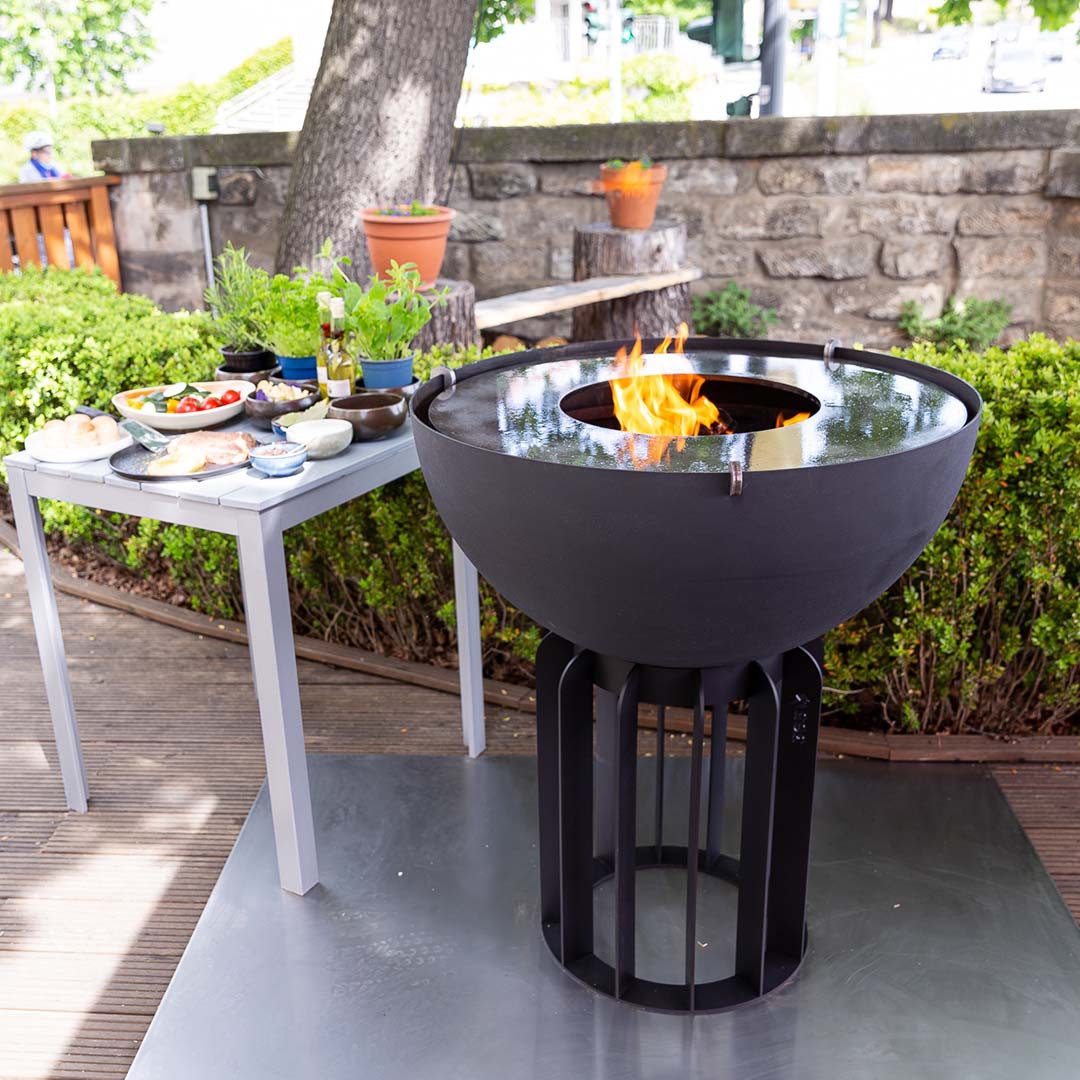Feuercampus Grillplatte Plancha TALYN, schwarz