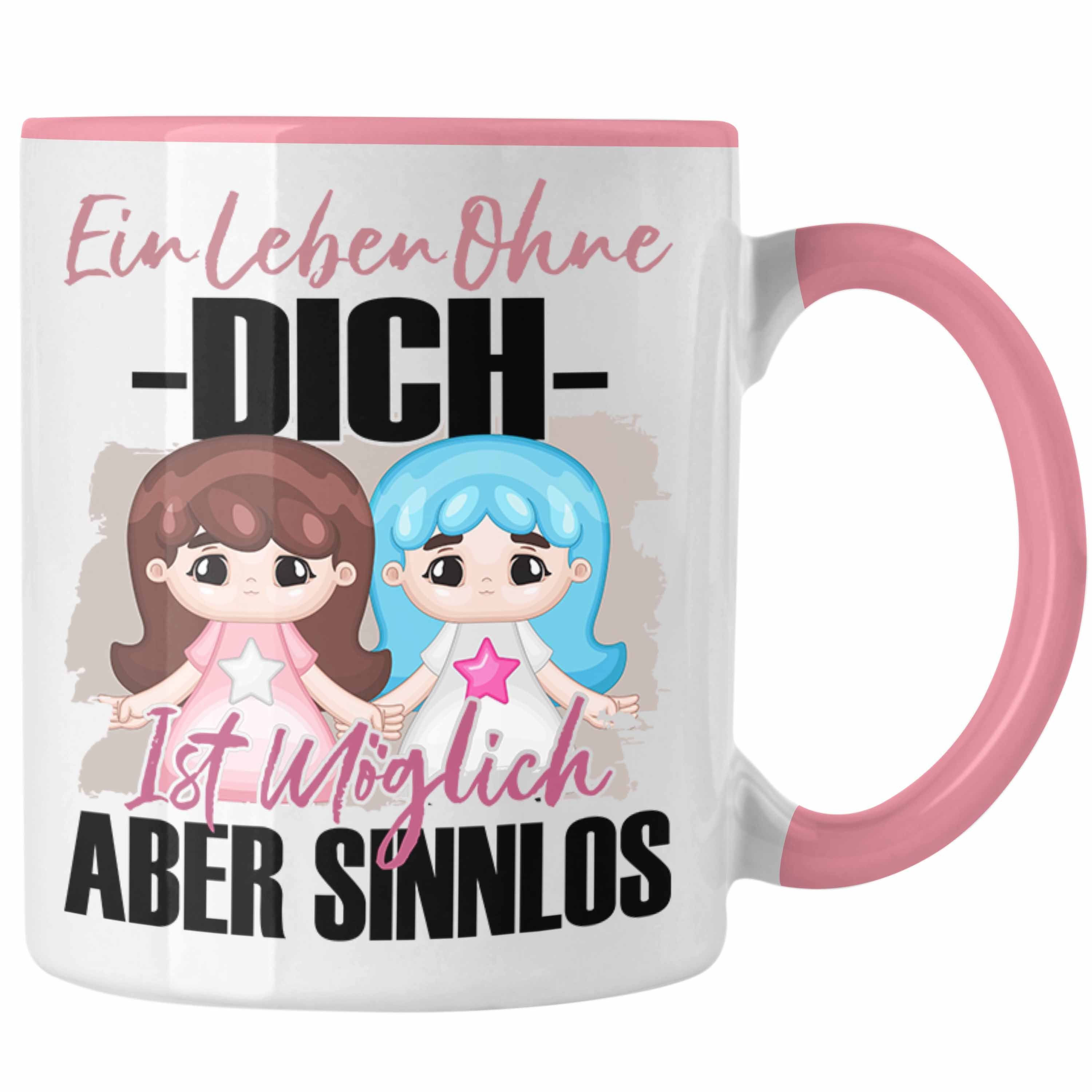 Spruch Trendation Ein Geschenk Tasse Rosa Freundin Trendation - Geschenkidee Beste Tasse BFF