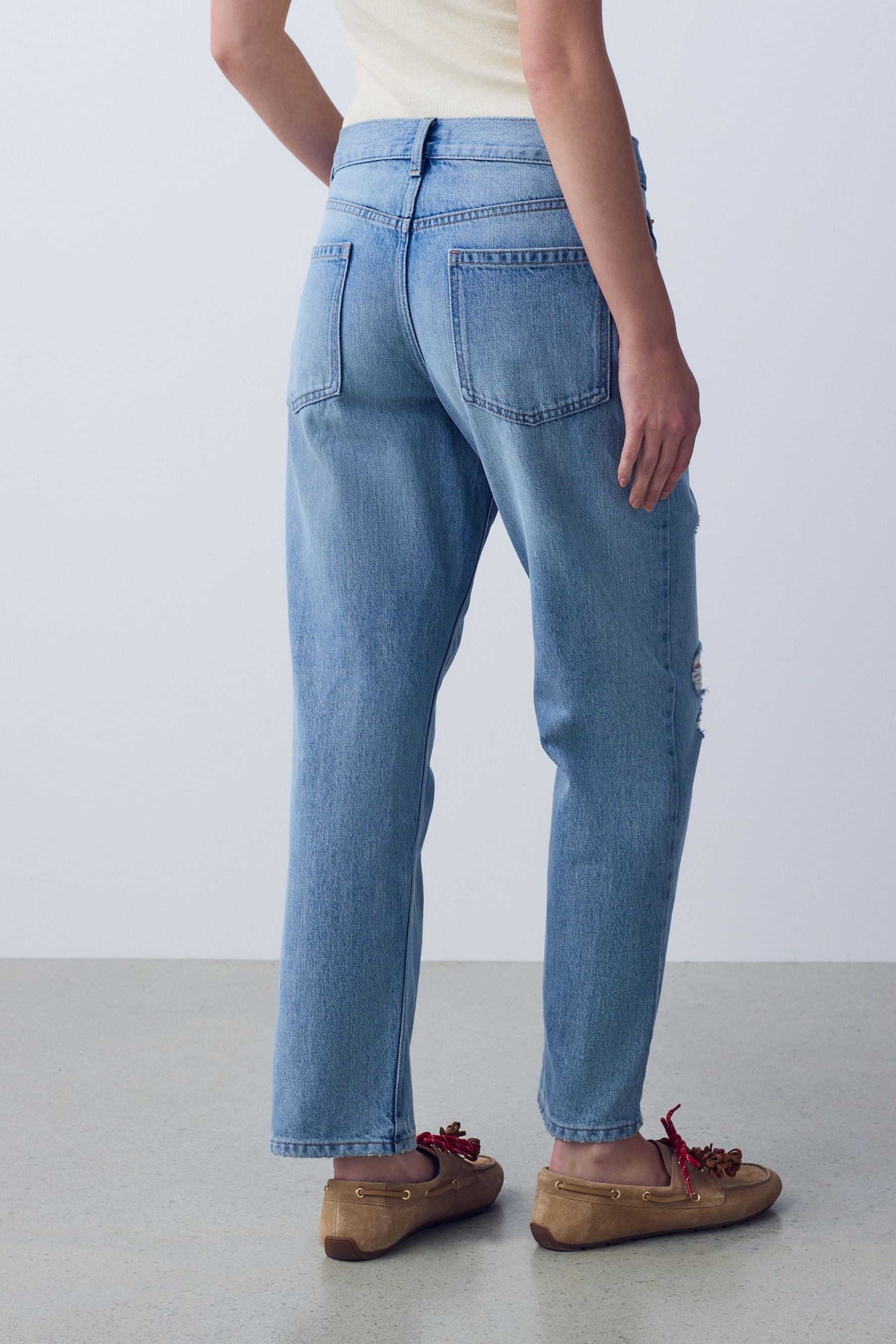 Next Straight-Jeans Authentische City Hochbund-Jeans mit geradem Bein (1-tlg)