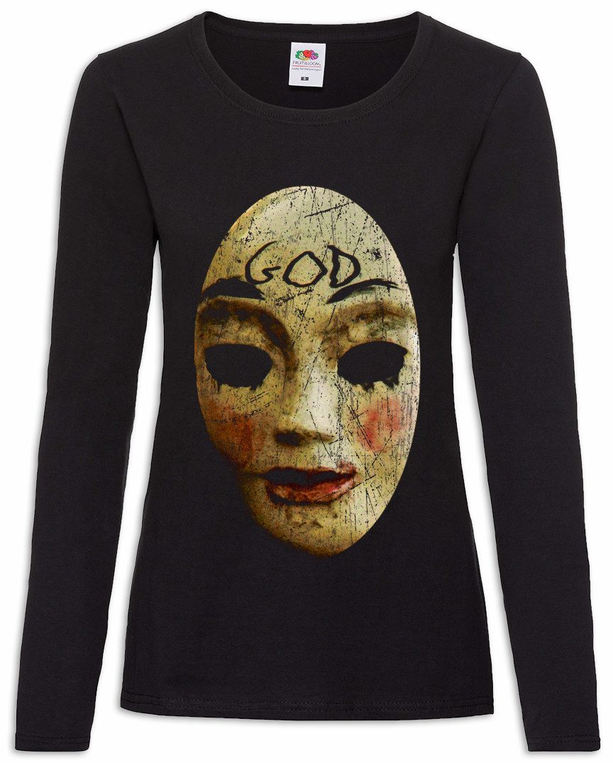 Langarmshirt God Mask Damen Langarmshirt The Maske Purge God Symbol Zeichen Annual