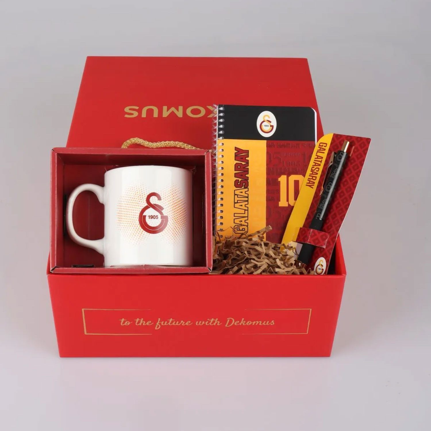 Jungengel Geschenkbox Galatasaray Fan Lizenziert Notizbuch Kugelschreiber Kugelschreiber